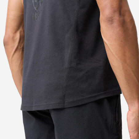 Майка чоловіча для силових тренувань чорна