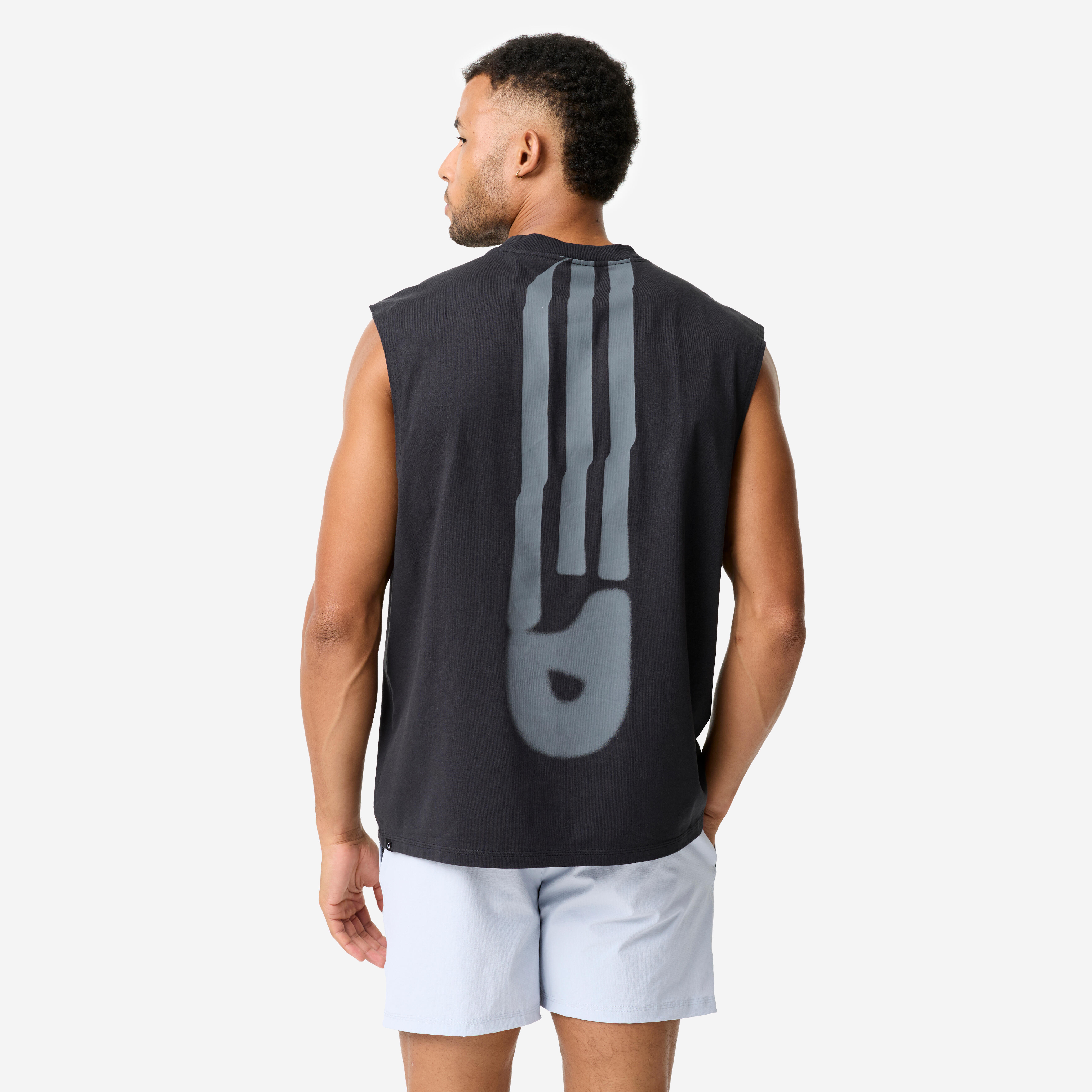 Men's Oversized Weight Training Tank Top - DOMYOS
