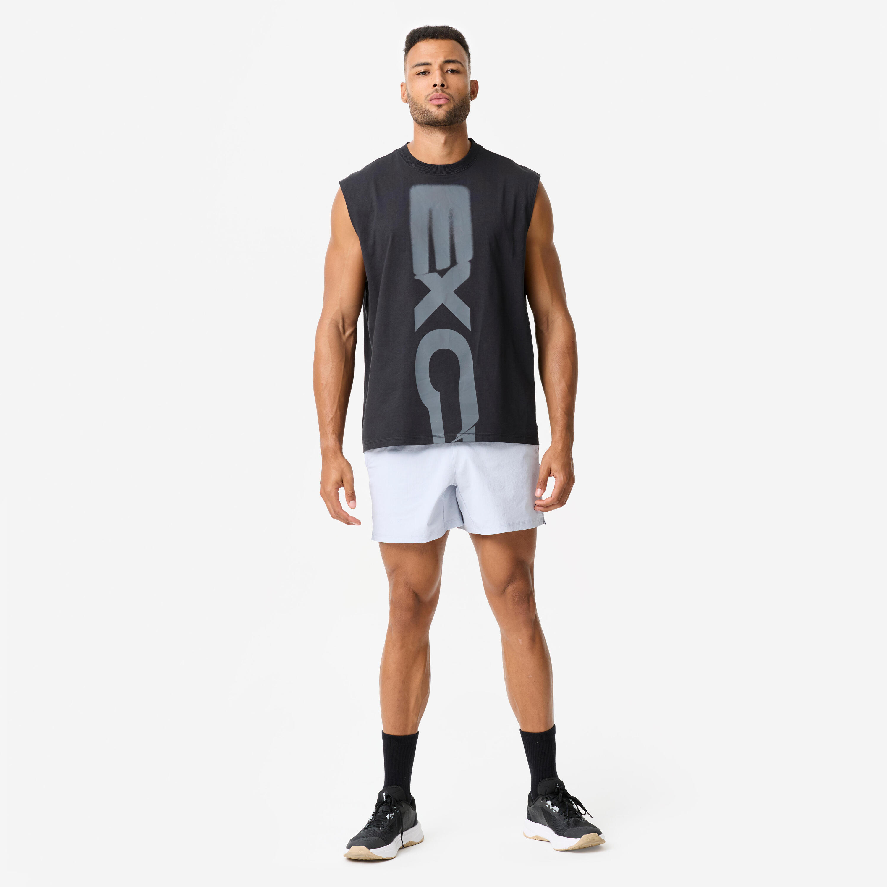 Camisole de musculation surdimensionnée homme 2/12