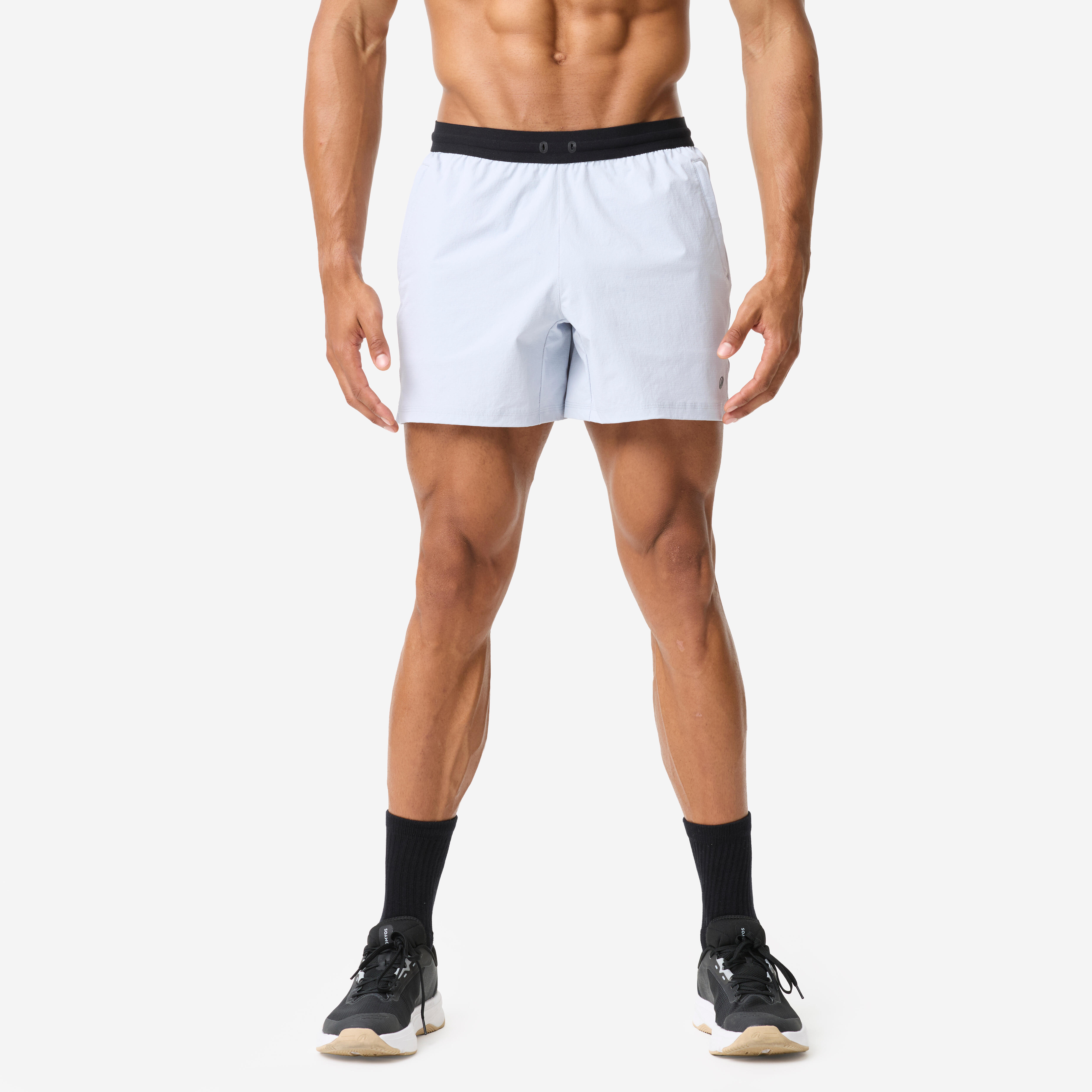Lightweight Bodybuilding Shorts - Light Blue