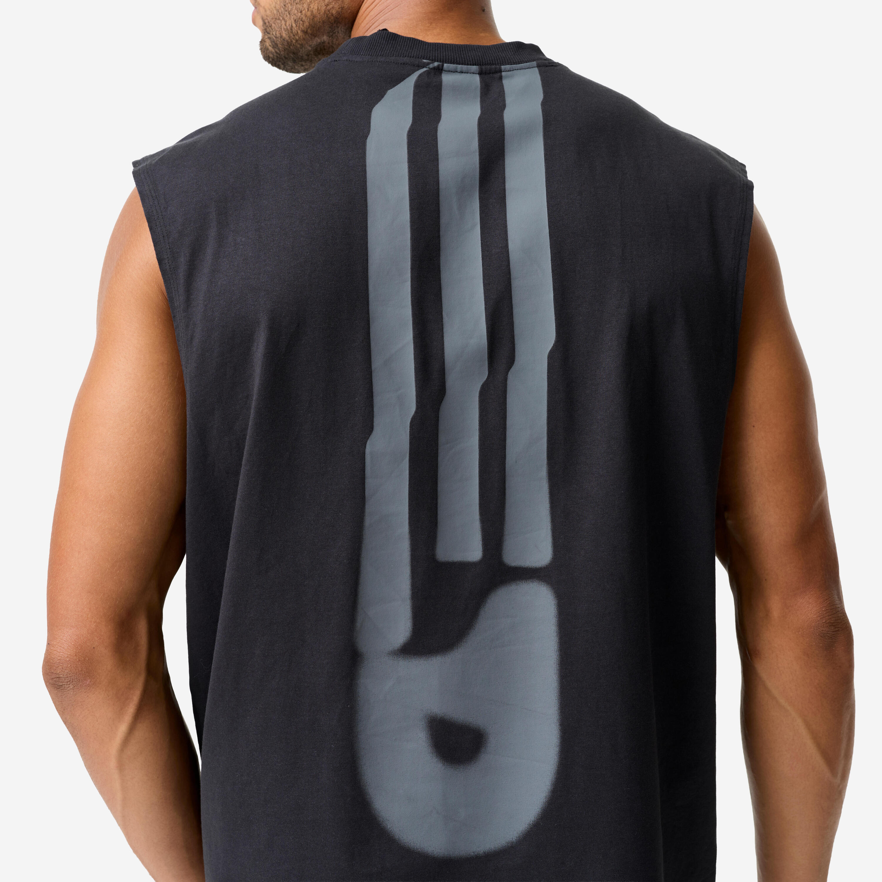 Camisole de musculation surdimensionnée homme 5/12