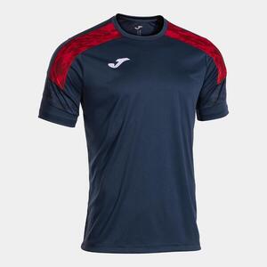 Camiseta Joma Manga Corta Championship VIII Niño Dark Navy Rojo - CD