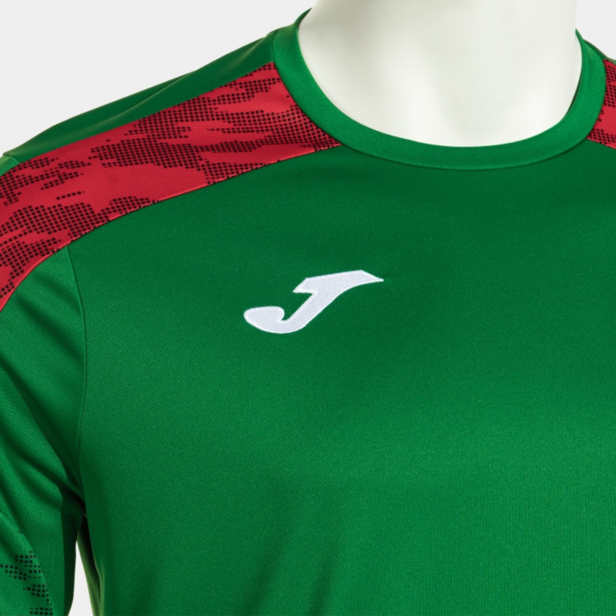 Camiseta Joma Manga Corta Championship VIII Hombre Verde Rojos - CD 4/4