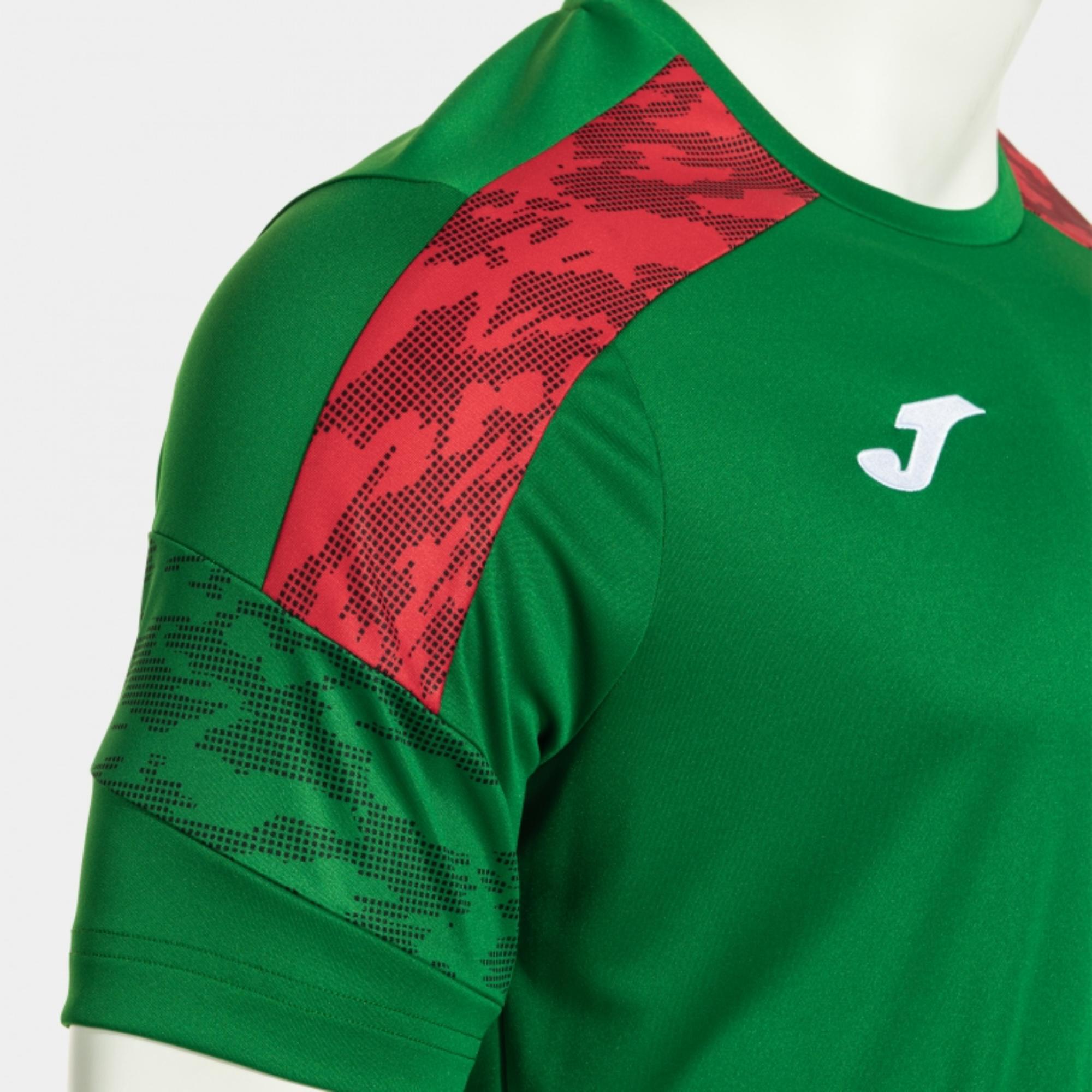 Camiseta Joma Manga Corta Championship VIII Hombre Verde Rojos - CD 3/4