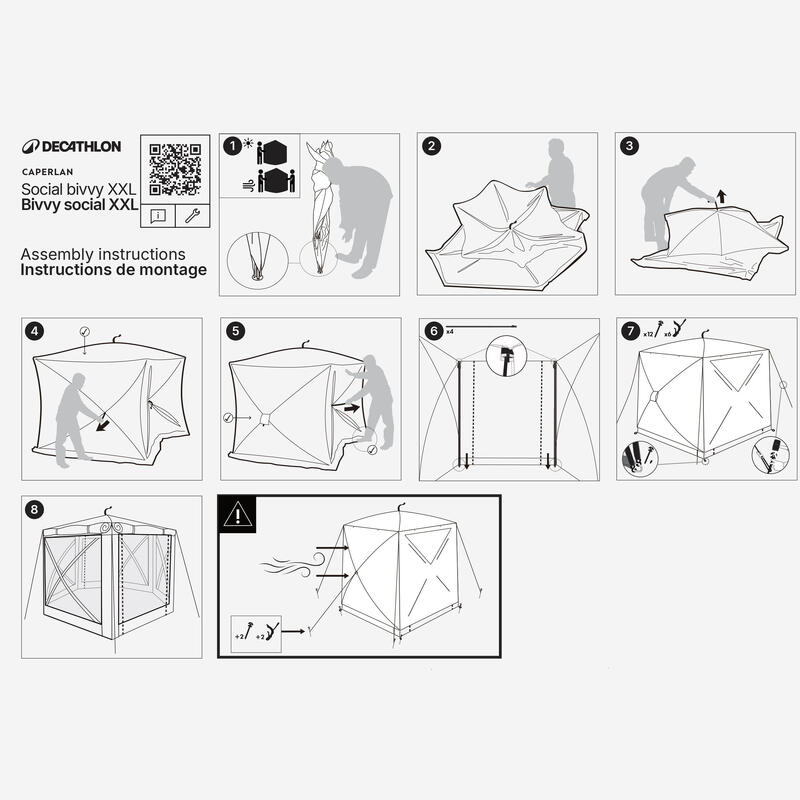Adăpost Pescuit la crap Social Bivvy XXL