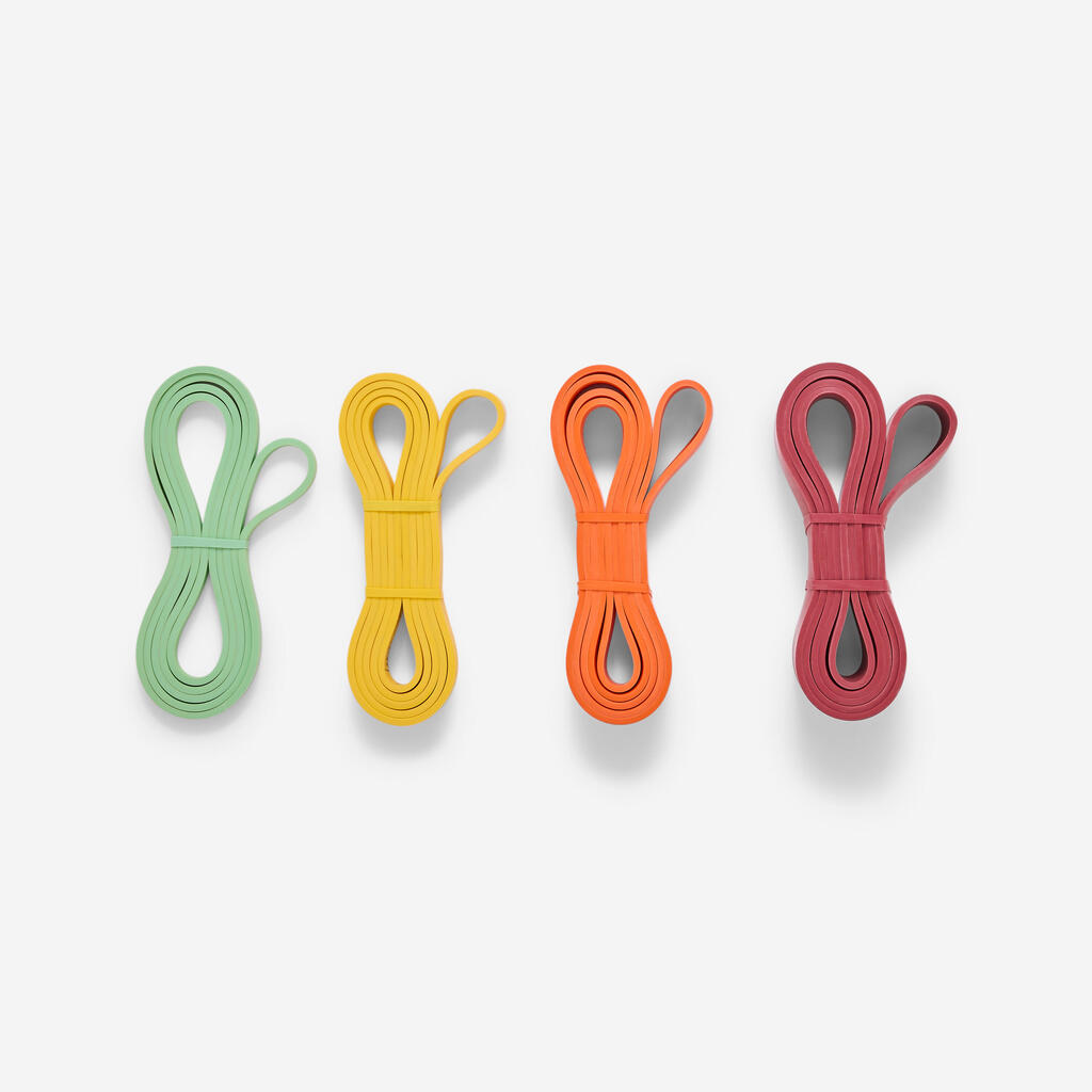 Set of 4 Weight Training Resistance Bands