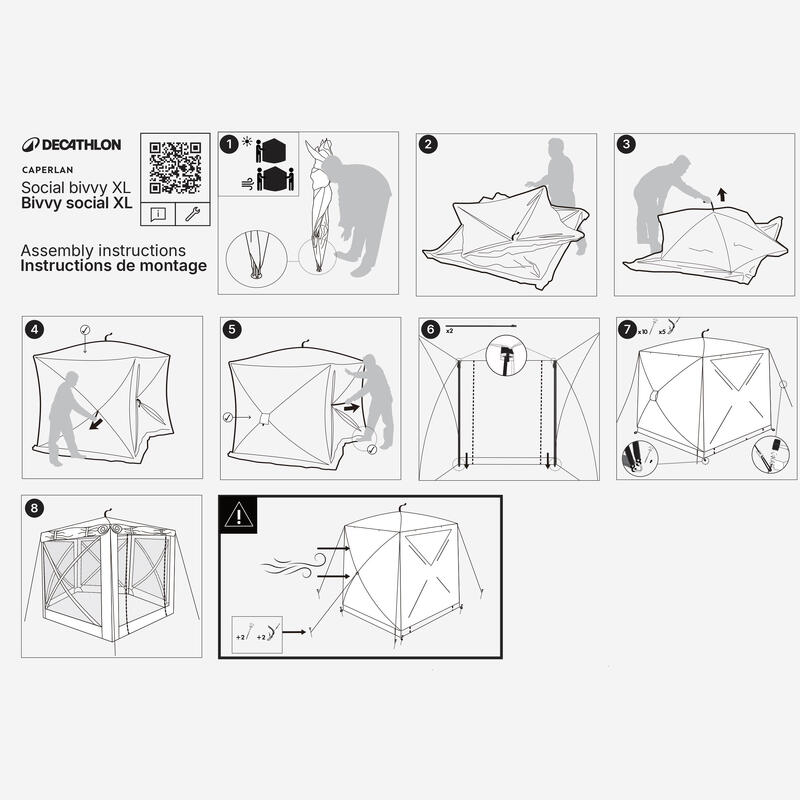 Adăpost Pescuit la crap Social Bivvy XL