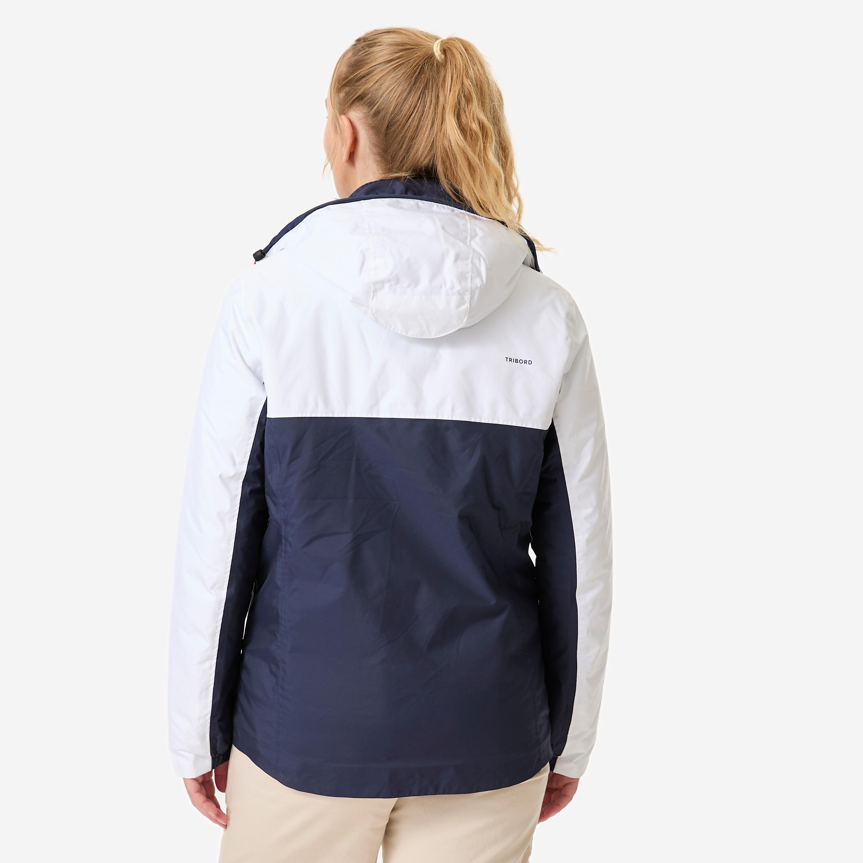 Veste de voile chaude imperméable Femme - 100 bleu et blanc 3/15