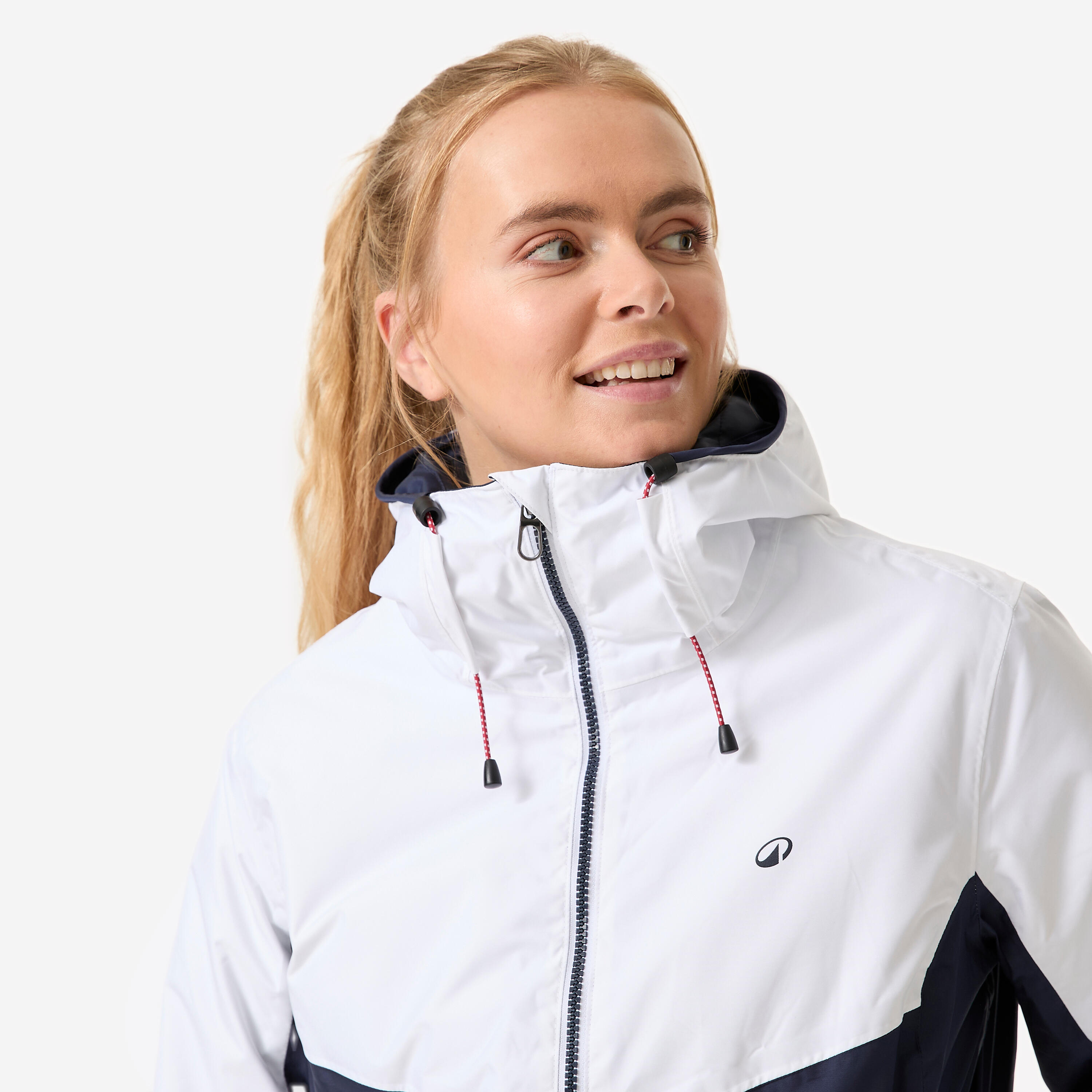 Veste de voile chaude imperméable Femme - 100 bleu et blanc 4/15