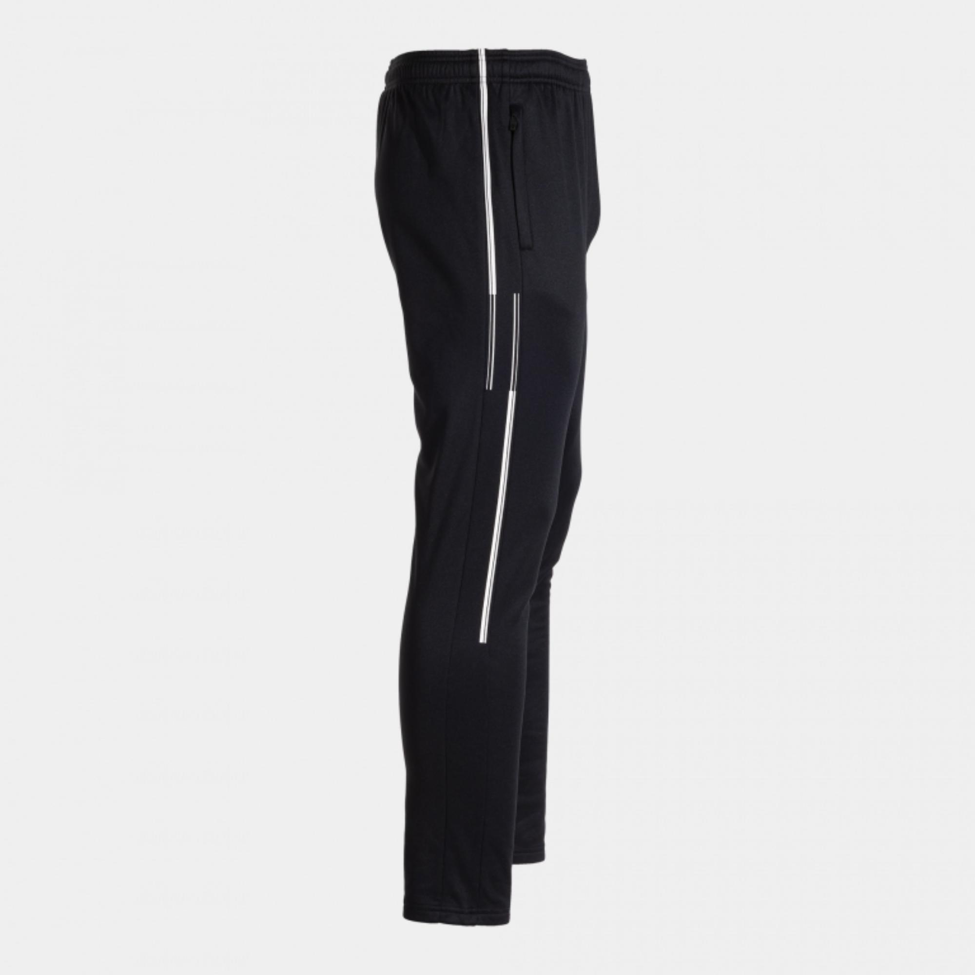 Pantalón Joma Largo Championship VII Hombre Negro Blanco - CD 4/7
