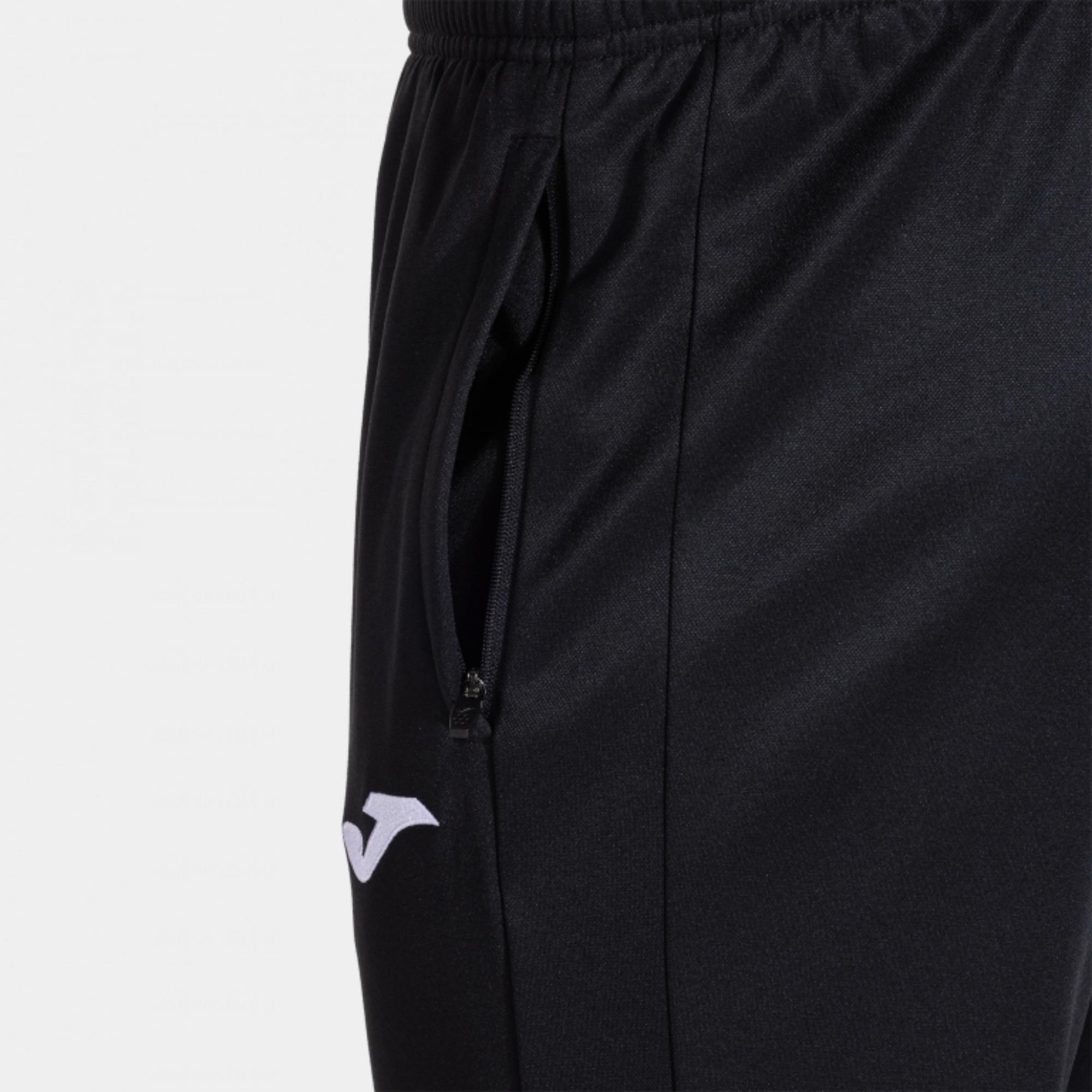 Pantalón Joma Largo Championship VII Niño Negro Rojo - CD 8/8