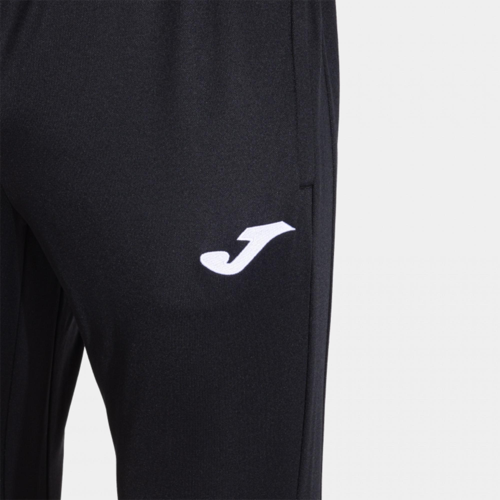 Pantalón Joma Largo Championship VII Niño Negro Rojo - CD 7/8