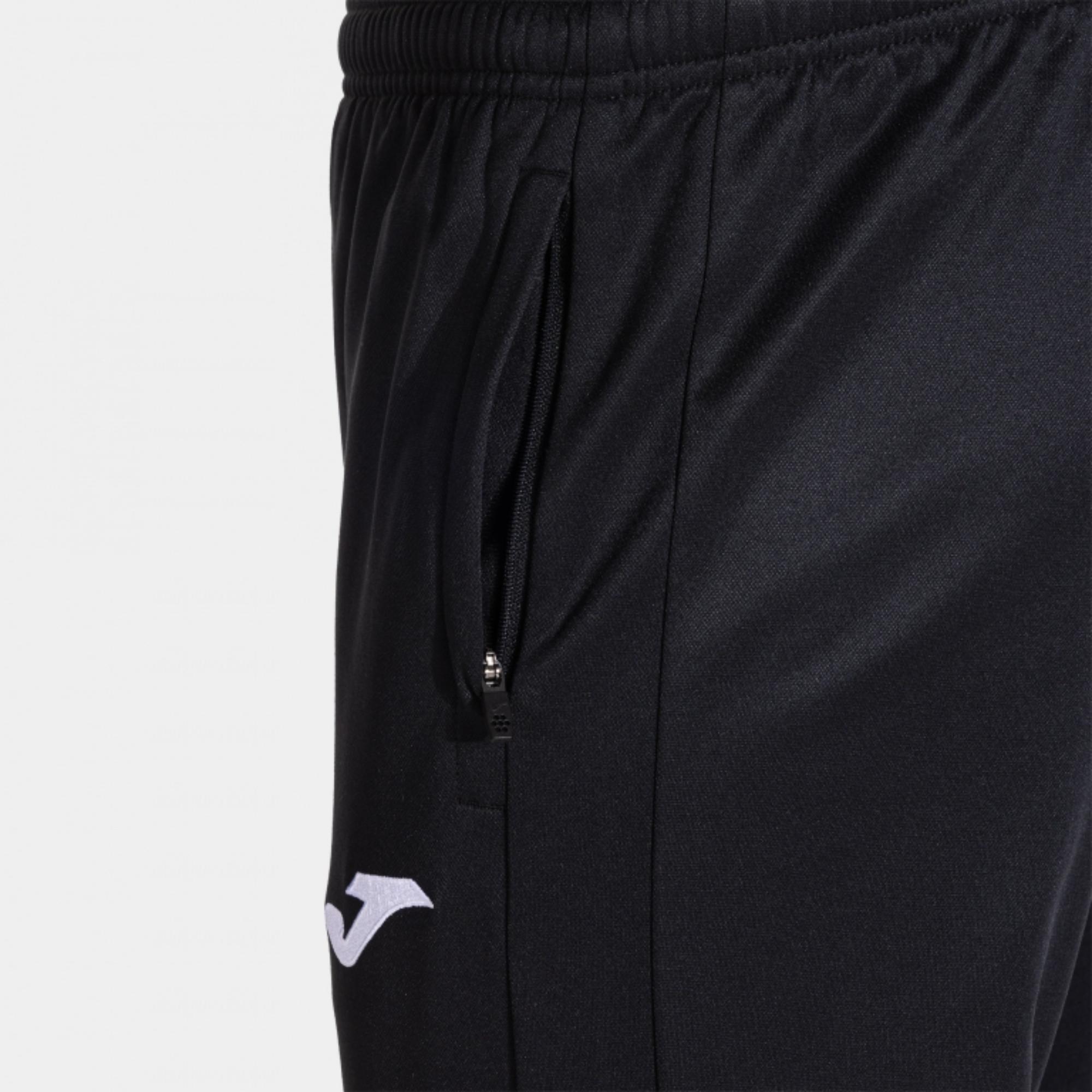 Pantalón Joma Largo Championship VII Niño Negro Amarillo - CD 6/7