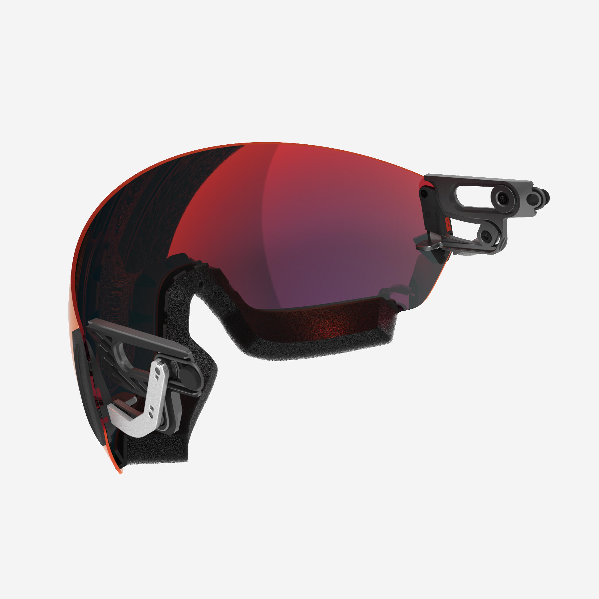 Visor+ system with visor for ski helmets in good weather (S3) HD, 900 Volcano 2/2