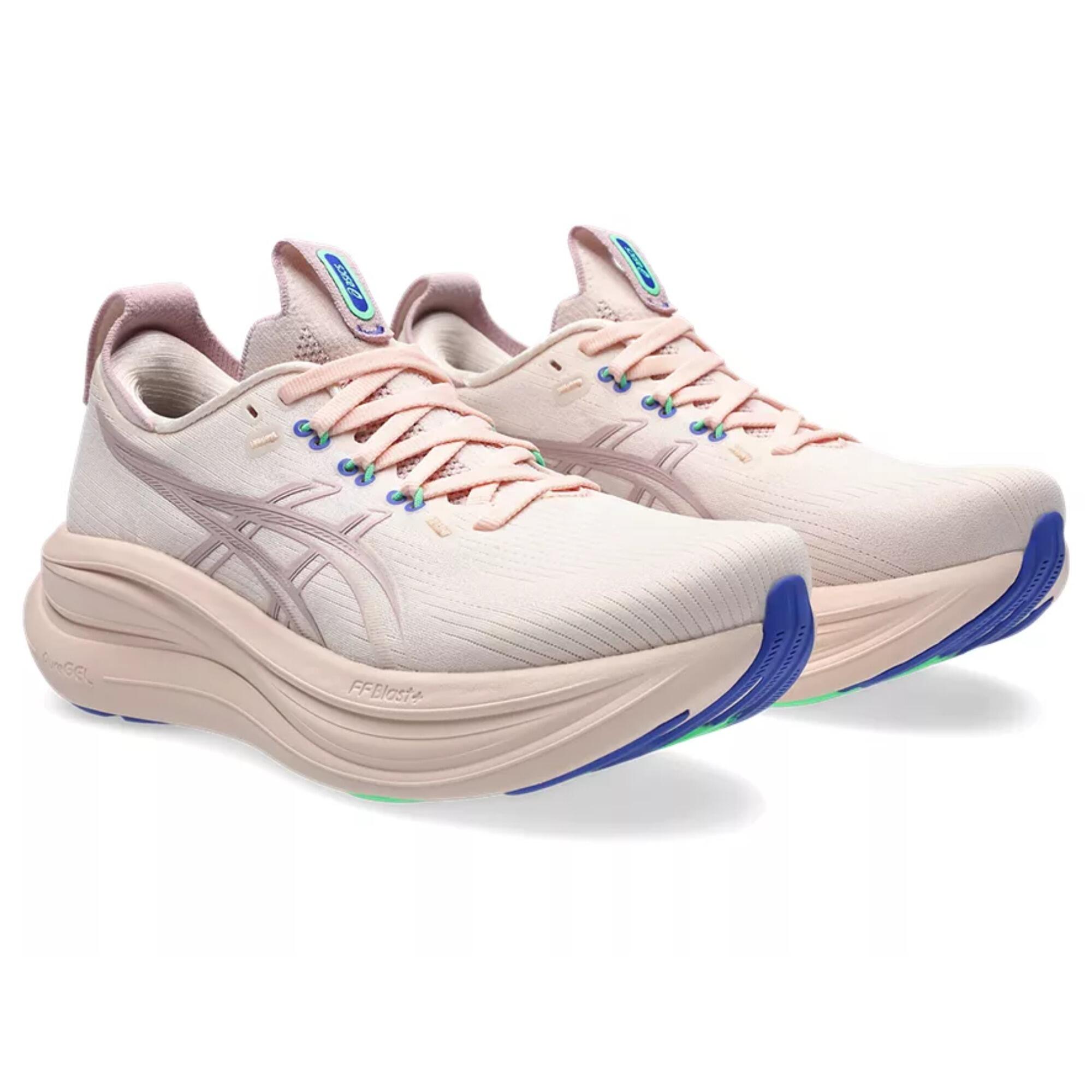 Chaussure de course à pied pour femmes ASICS Nimbus 28 Rose 3/8