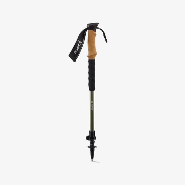 Hiking pole with cork handle