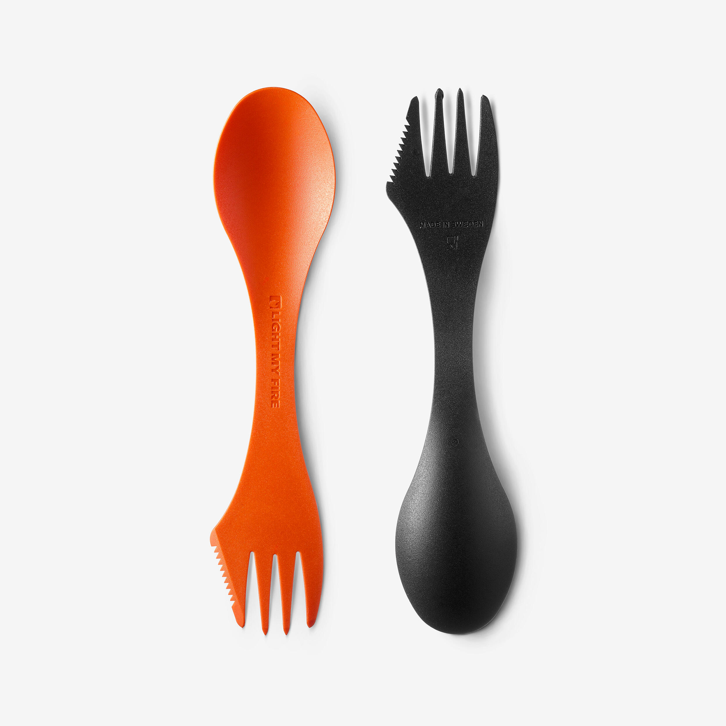 Couvert 3 en 1 de trekking, fourchette, couteau, cuillère, Spork original