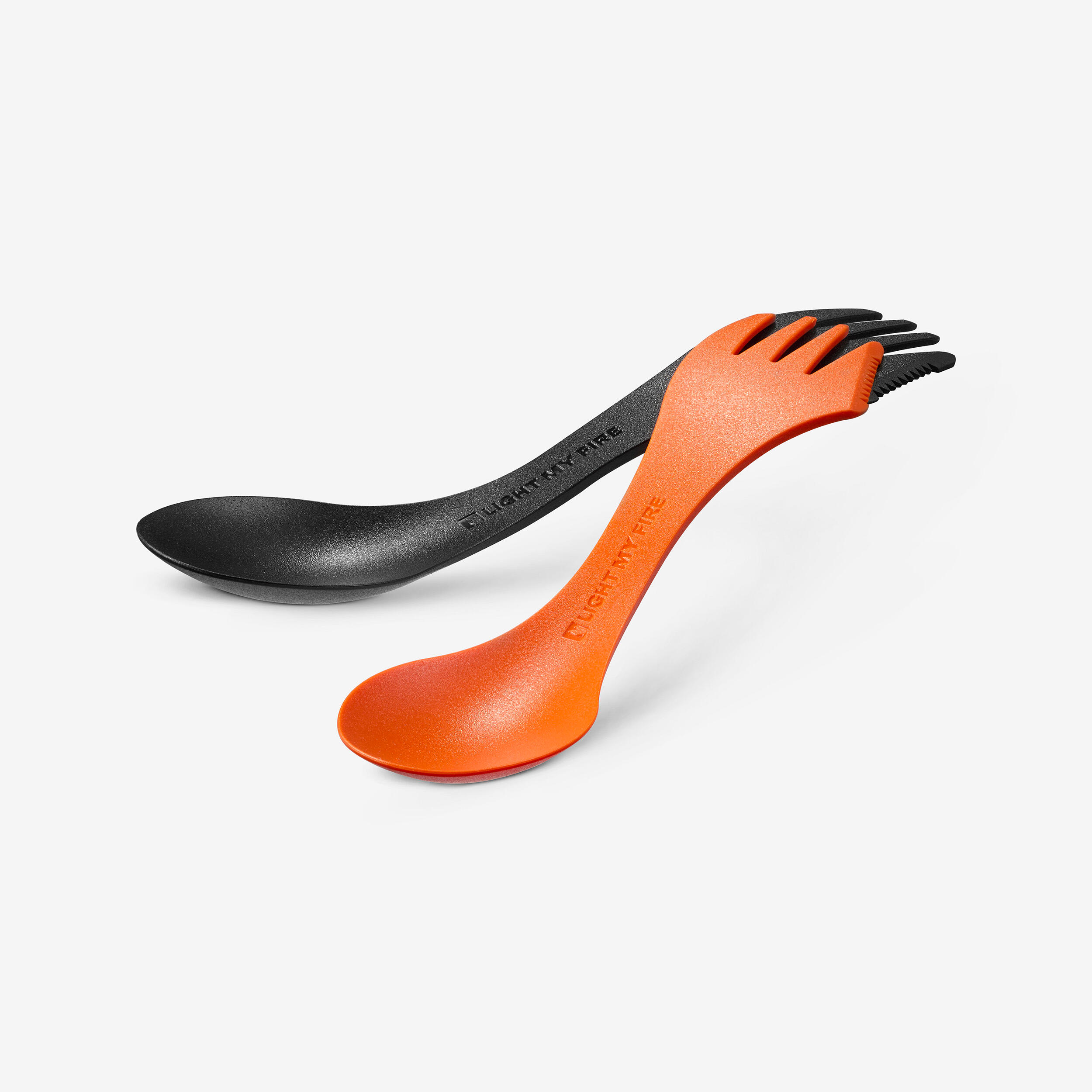 Cubiertos 3 en 1 para trekking, tenedor, cuchillo, cuchara, Spork original 2/3
