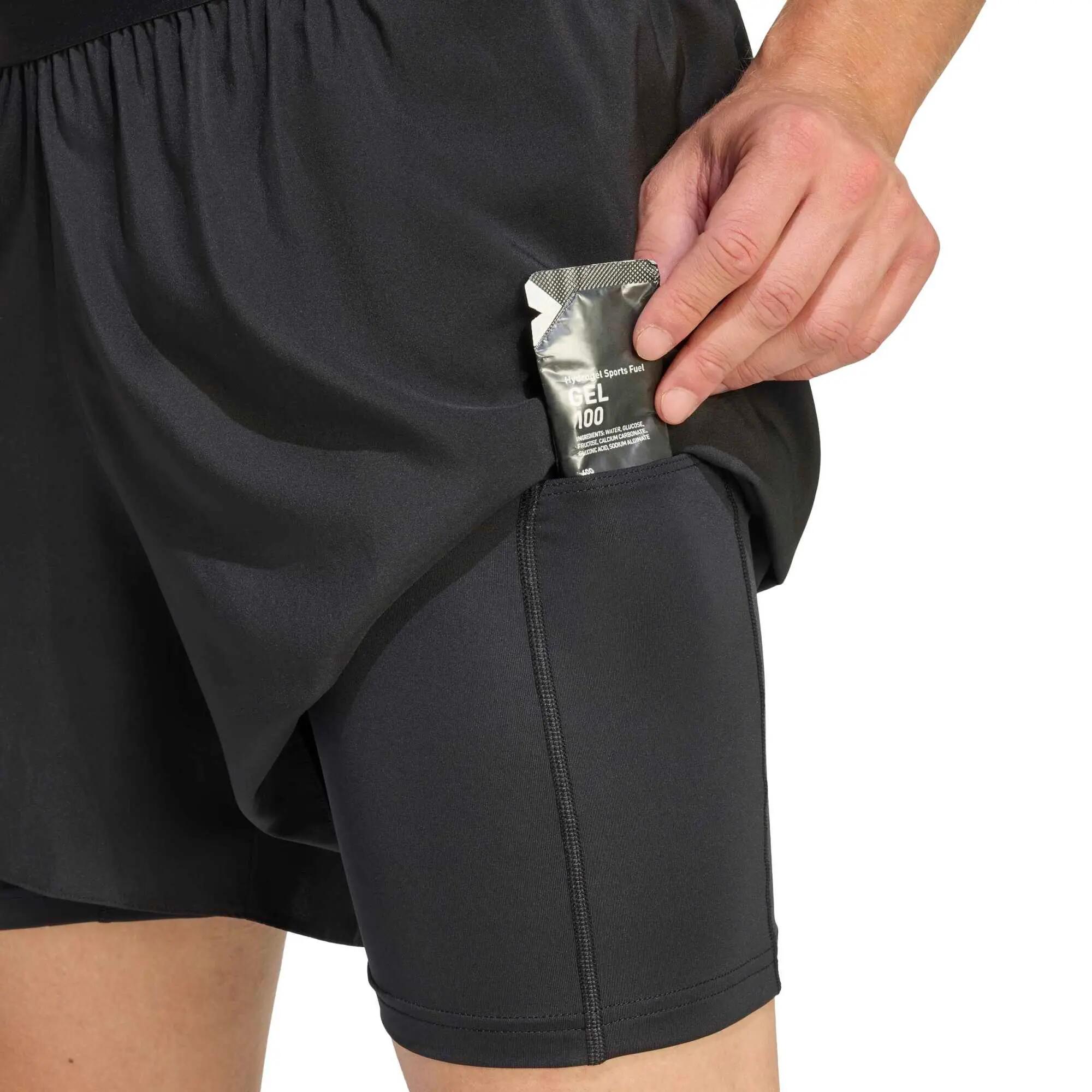 SHORT RUNNING HOMBRE ADIDAS ADIZERO 6/6