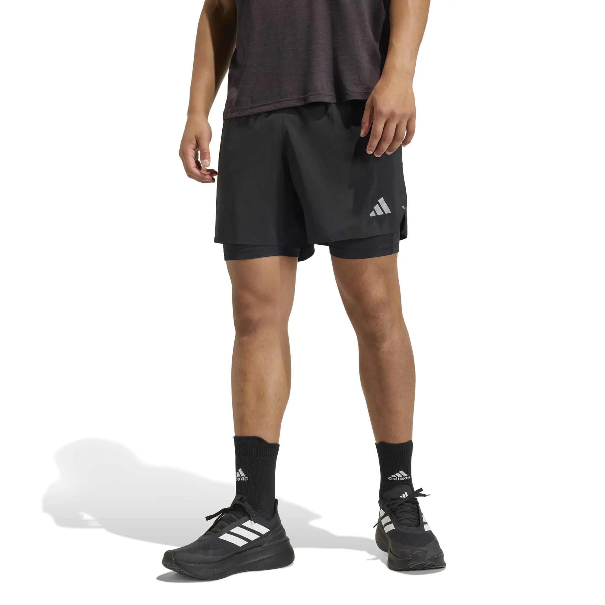 SHORT RUNNING HOMBRE ADIDAS ADIZERO 2/6
