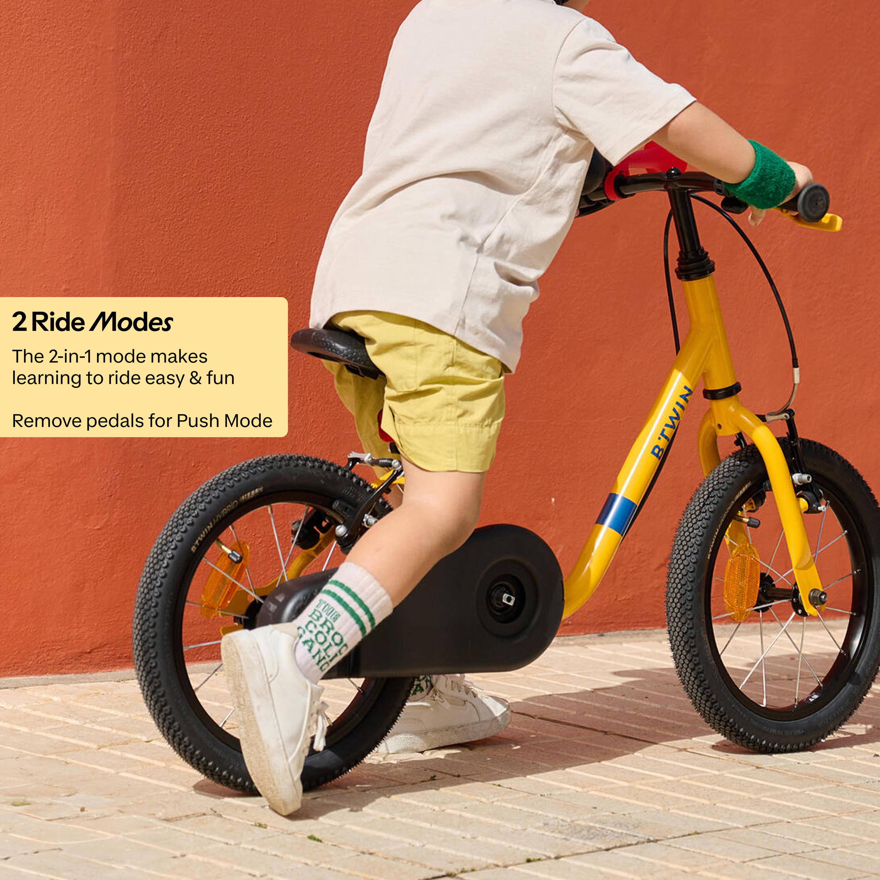 Kids 3 - 5 Years Learning Bike Discover 500 - Yellow -  5