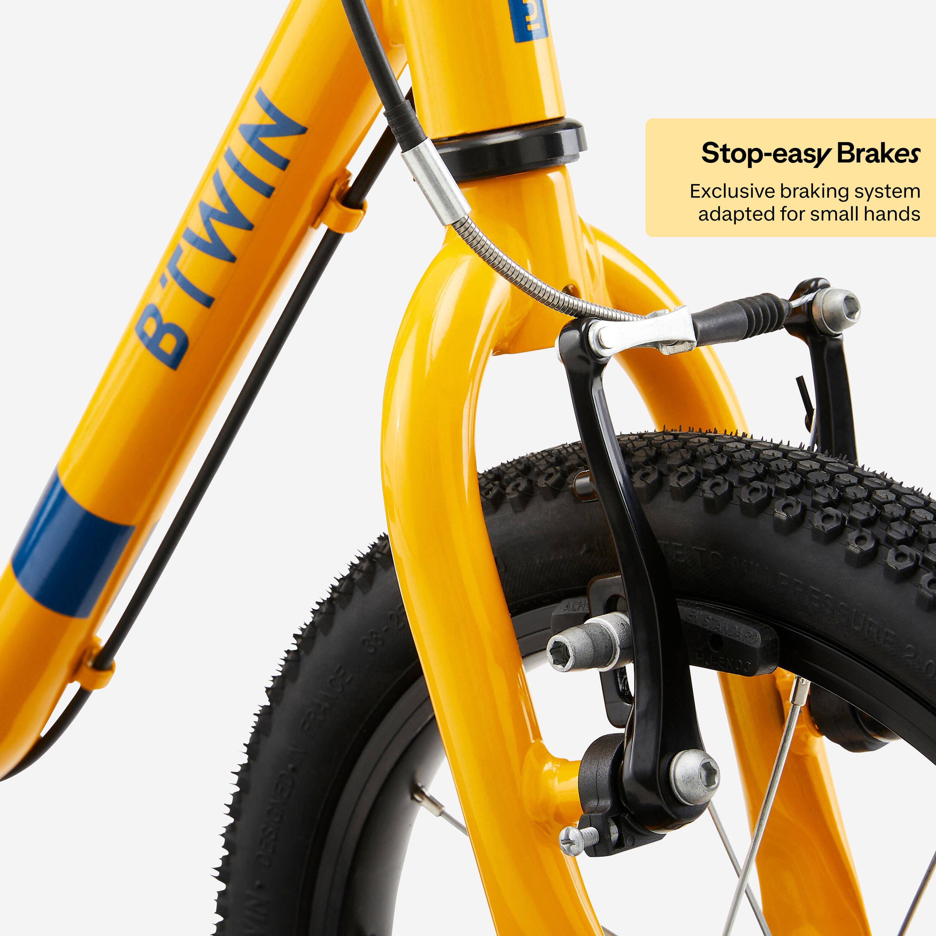 Kids 3 - 5 Years Learning Bike Discover 500 - Yellow -  4