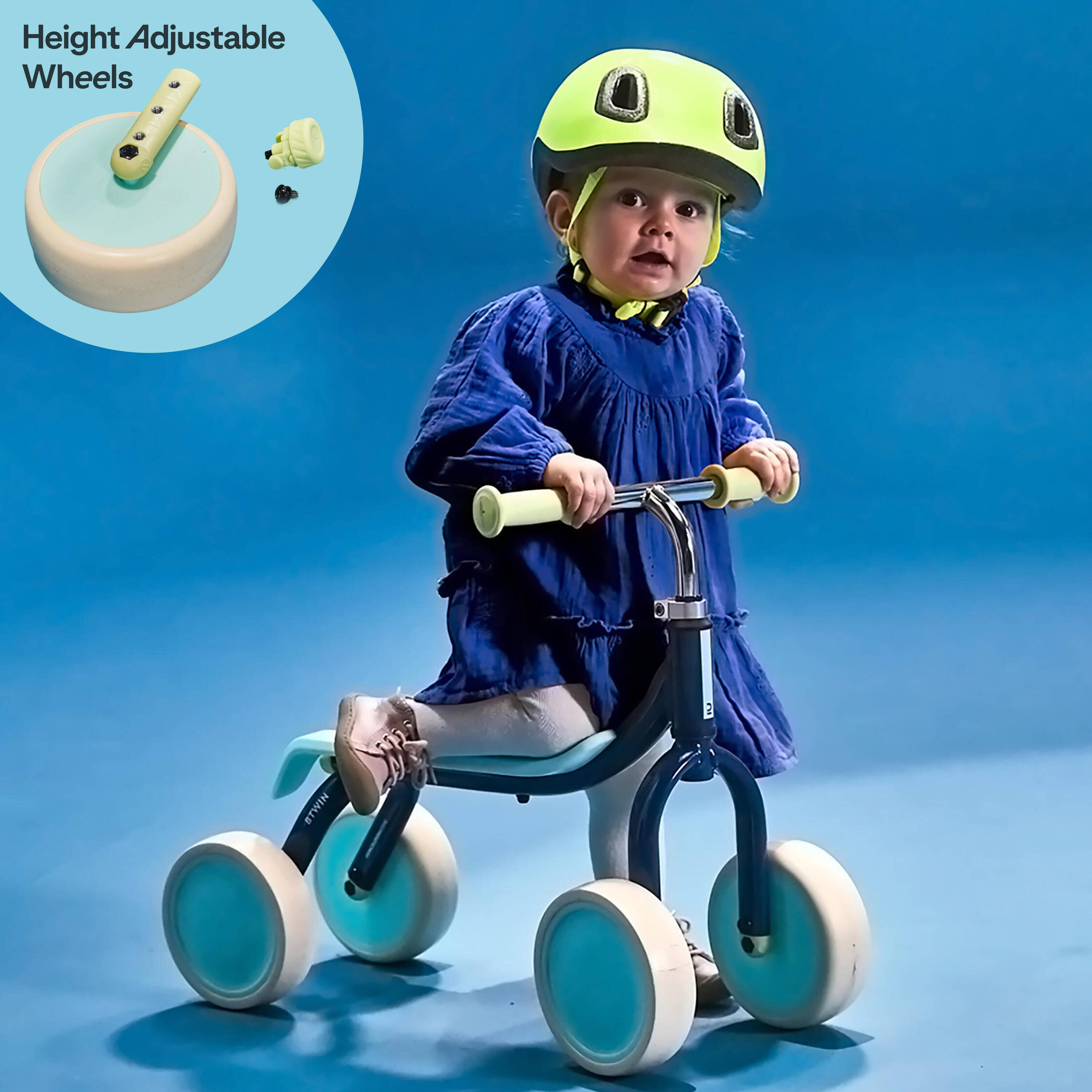 Kids 1 - 3 Years Ride On Bike Evolutive - Blue -  4