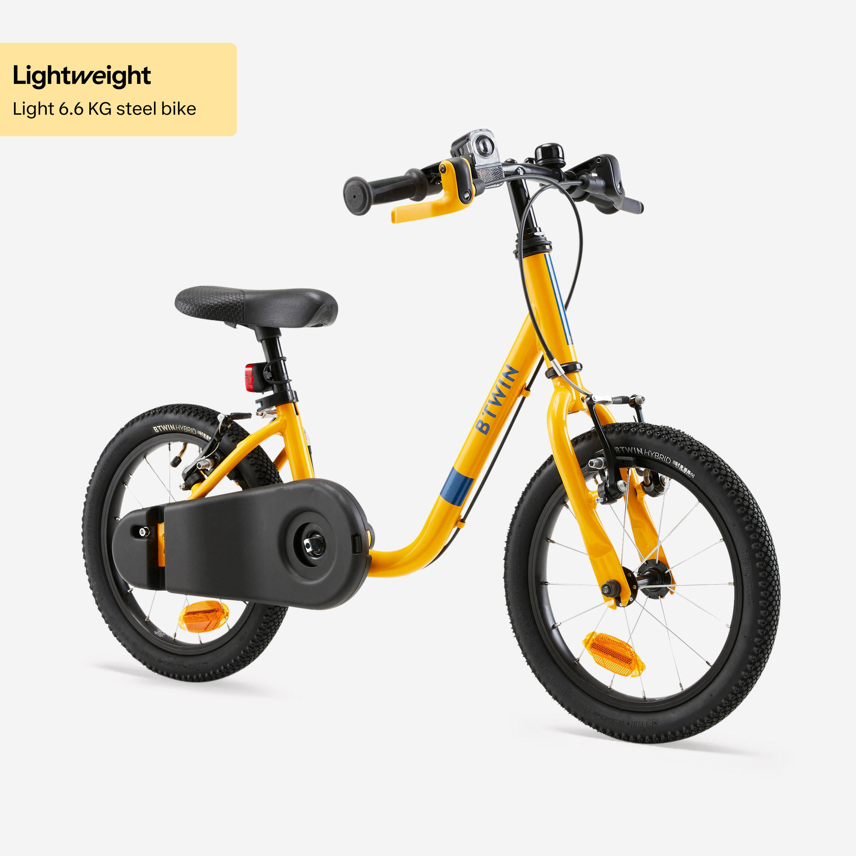 Kids 3 - 5 Years Learning Bike Discover 500 - Yellow -  2
