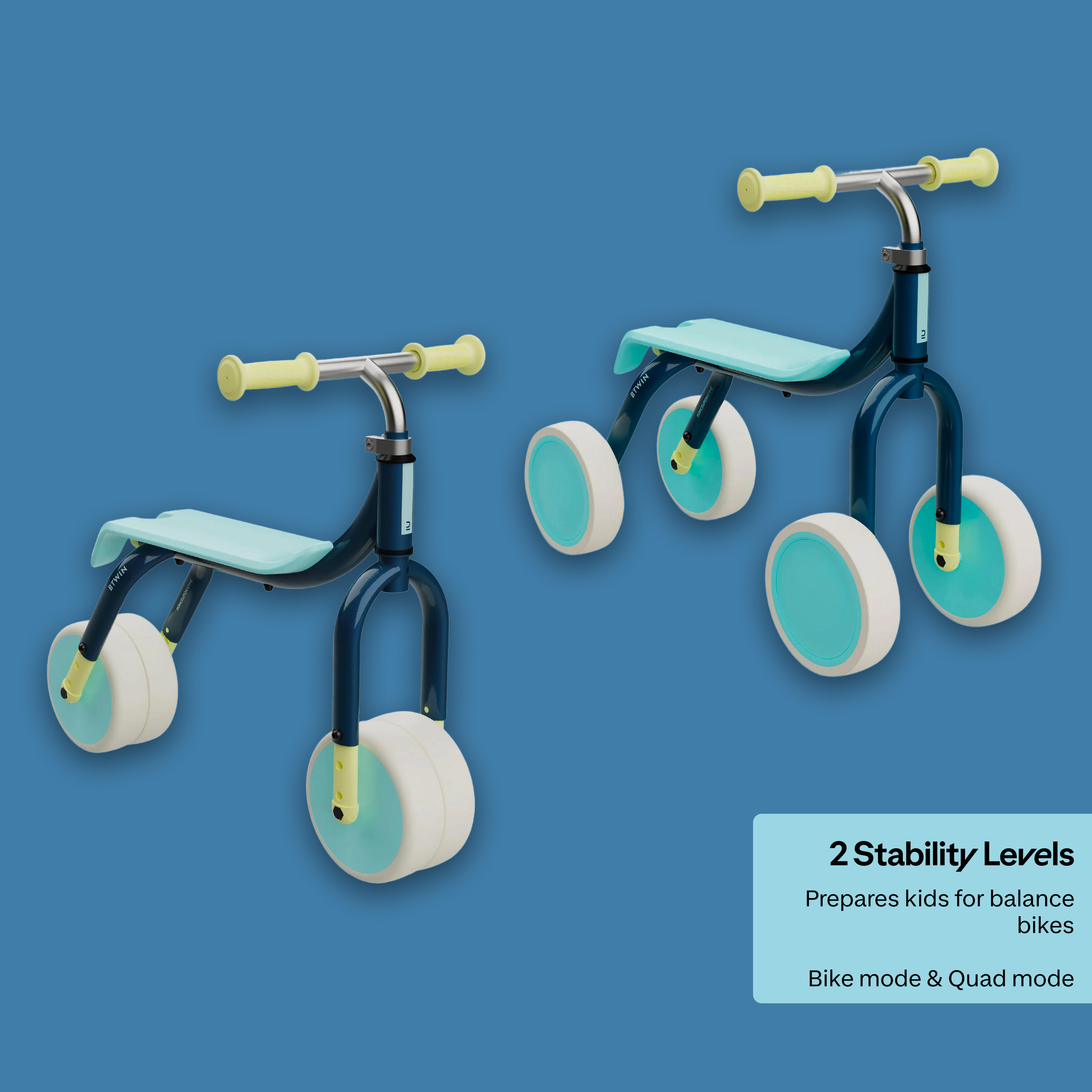 Kids 1 - 3 Years Ride On Bike Evolutive - Blue