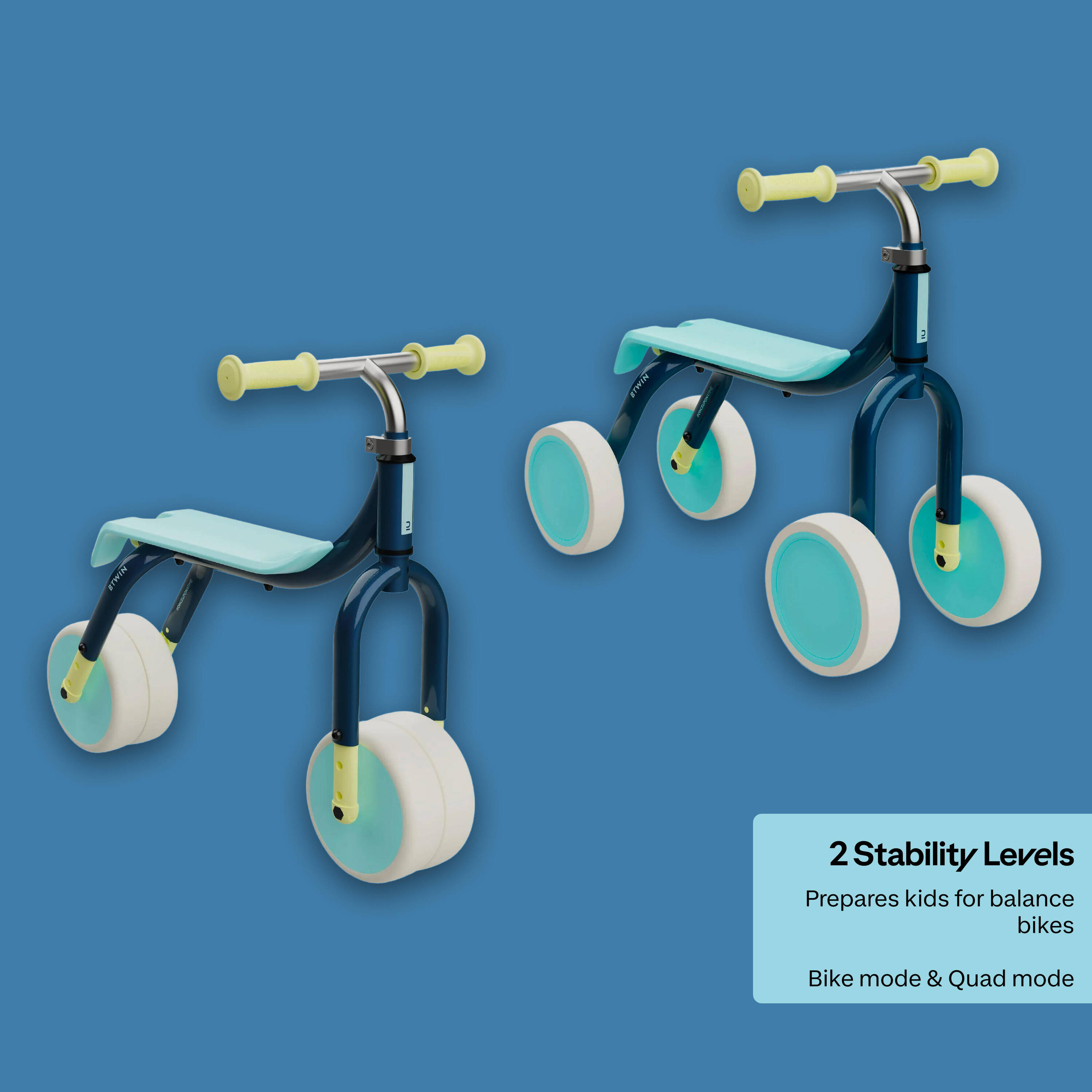 Kids 1 - 3 Years Ride On Bike Evolutive - Blue -  3