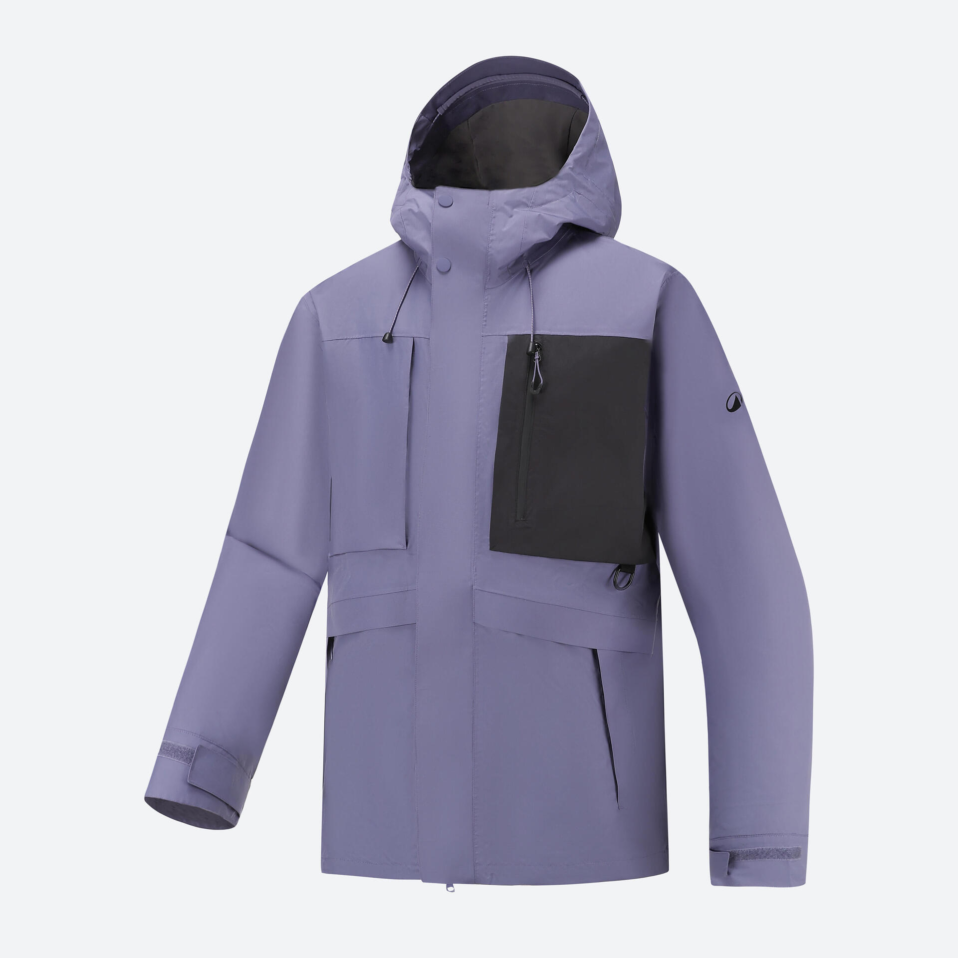 Men's Waterproof Nature Hiking Jacket - NH900 - Purple