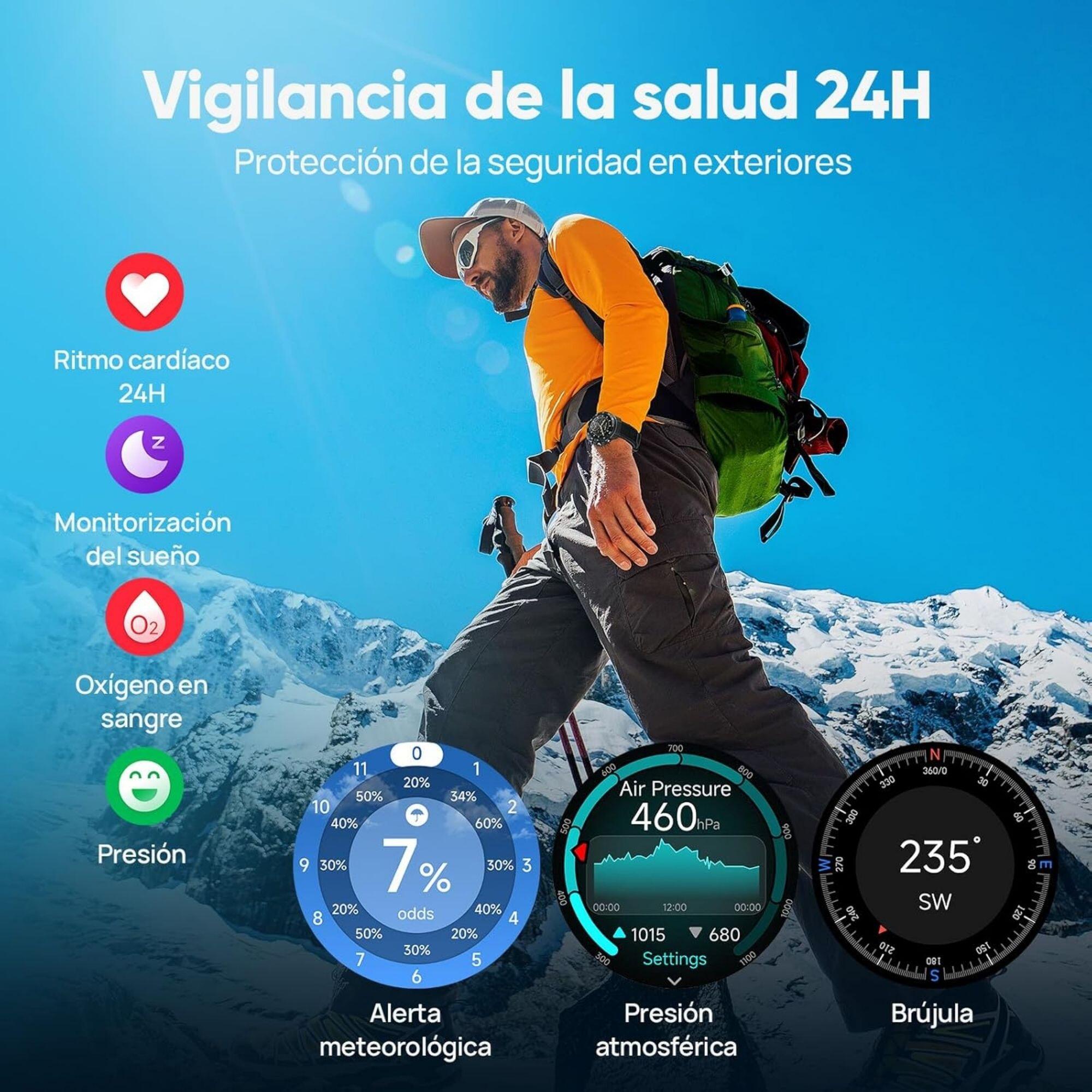 Smartwatch Mibro GS Explorer S, GPS Pantalla AMOLED - CD 7/7