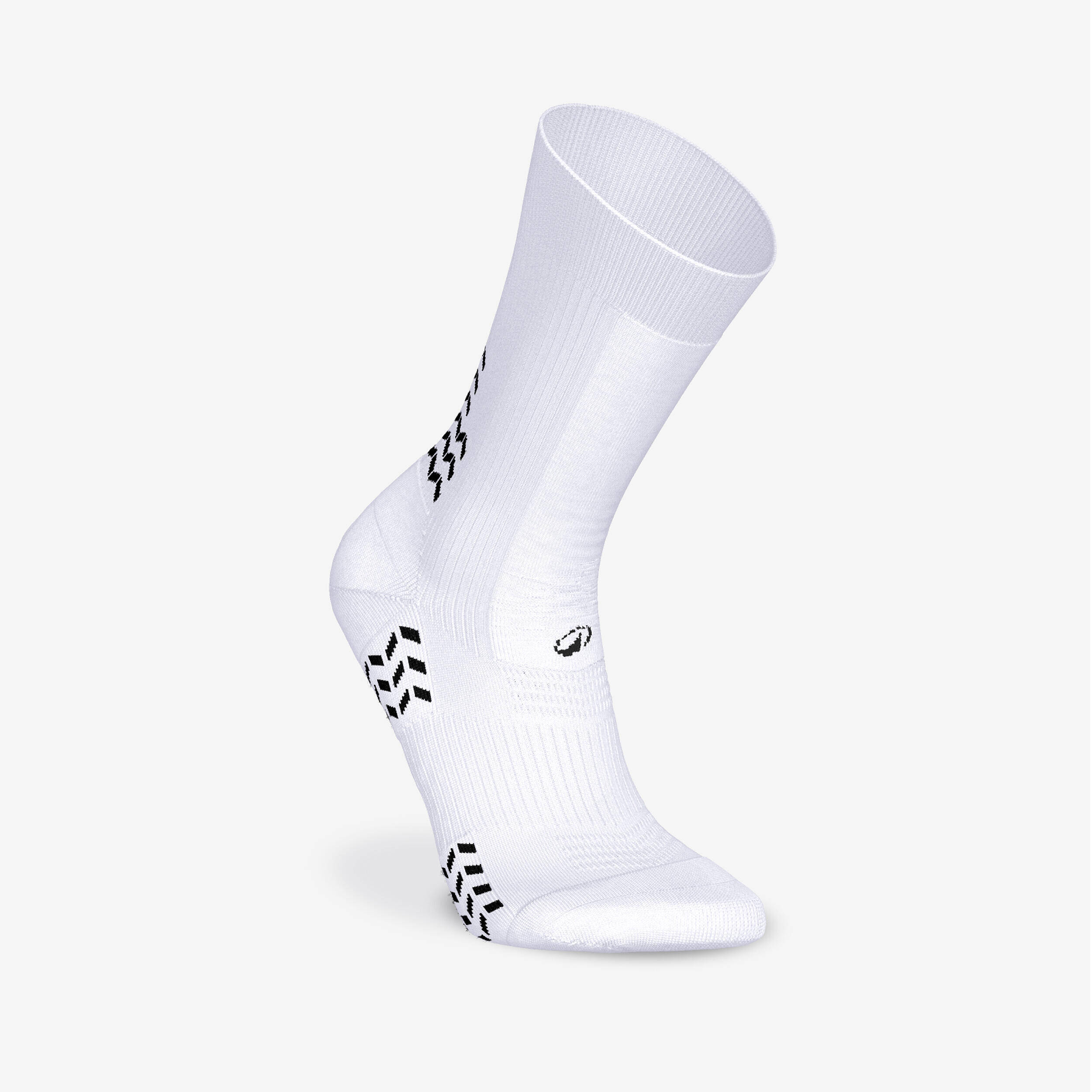 Adult Non-Slip Mid Football Socks Viralto II - White