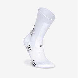 Chaussettes de football courtes adherentes enfant Viralto II mid Blanc