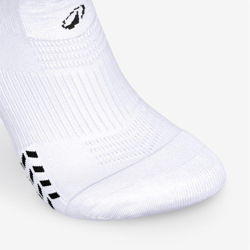 Jambiere de fotbal aderente Viralto II mid Alb Copii