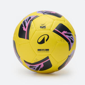 Balón de fútbol híbrido FIFA BASIC CLUB BALL talla 5 amarillo