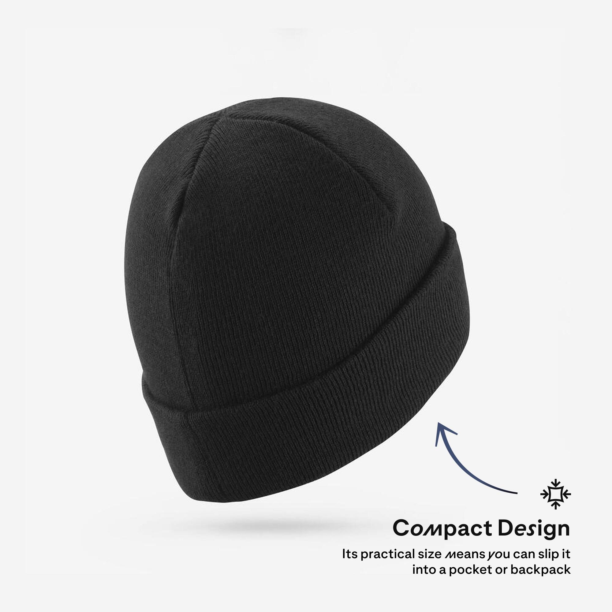 Adult reversible hat, RIDER 500 - Black