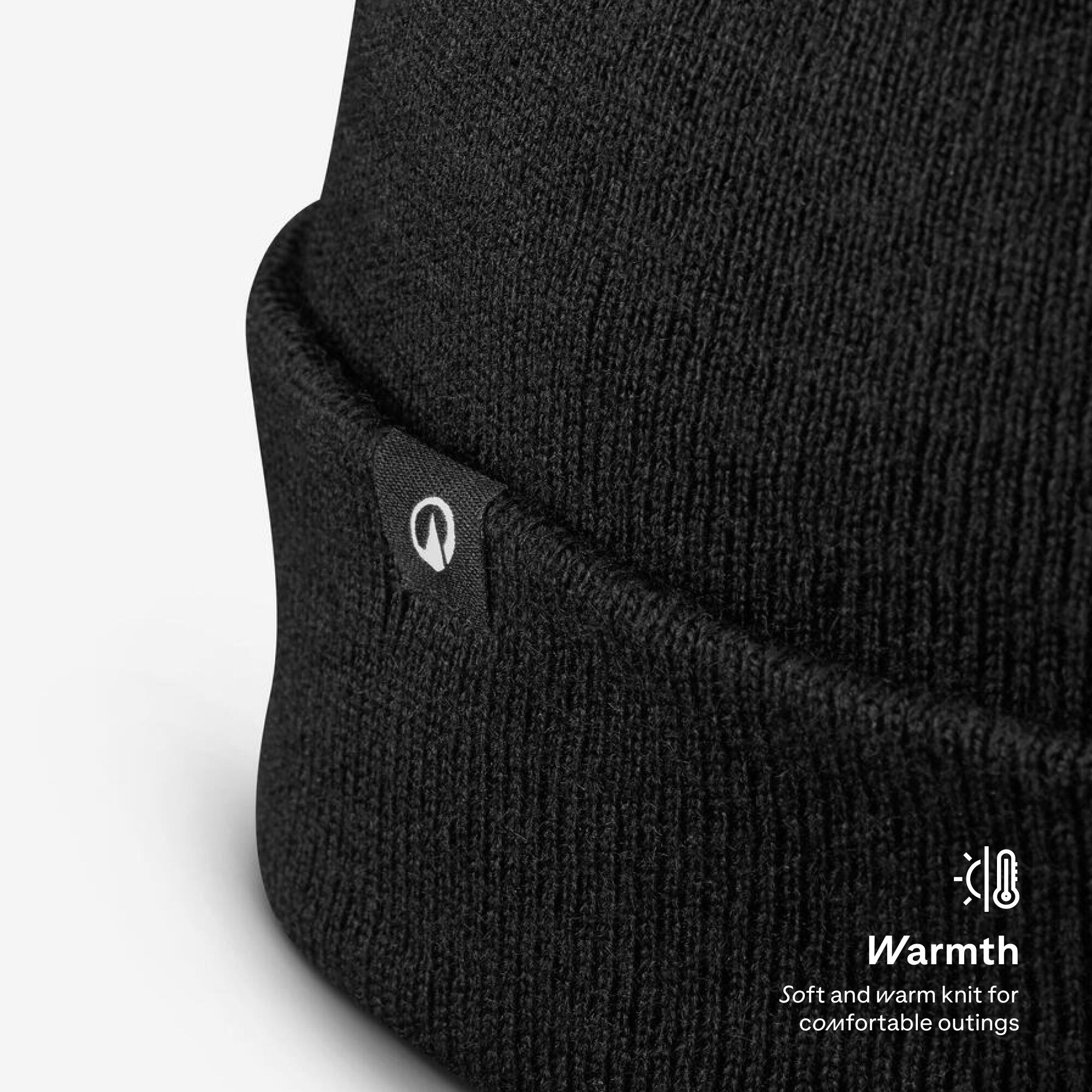 Adult reversible hat, RIDER 500 - Black