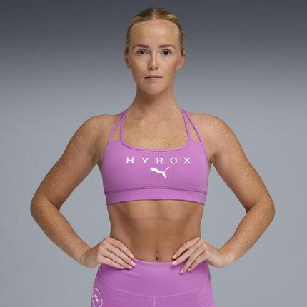 Brassière fitness femme Hyrox, rose
