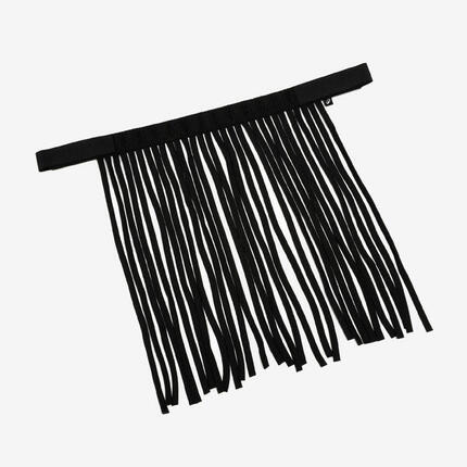 Fliegenschutz-Stirnband 100 Pferd/Pony - schwarz