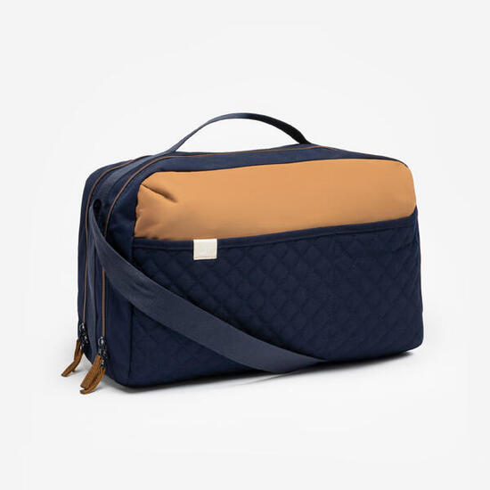 Sac de pansage équitation 22l - 900 bleu et marron