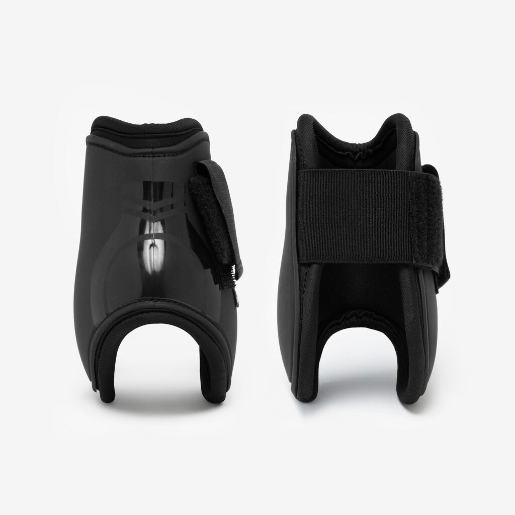 Crni štitnici za zglobove konja i ponija 100