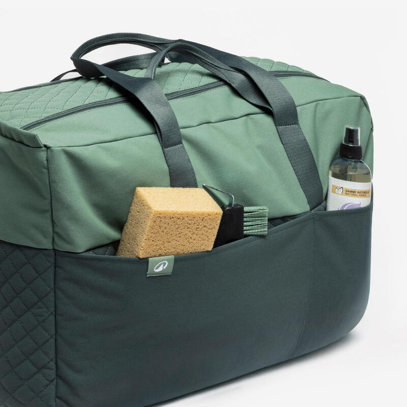 Geantă de transport material de echitație DUFFLE 65 l Verde