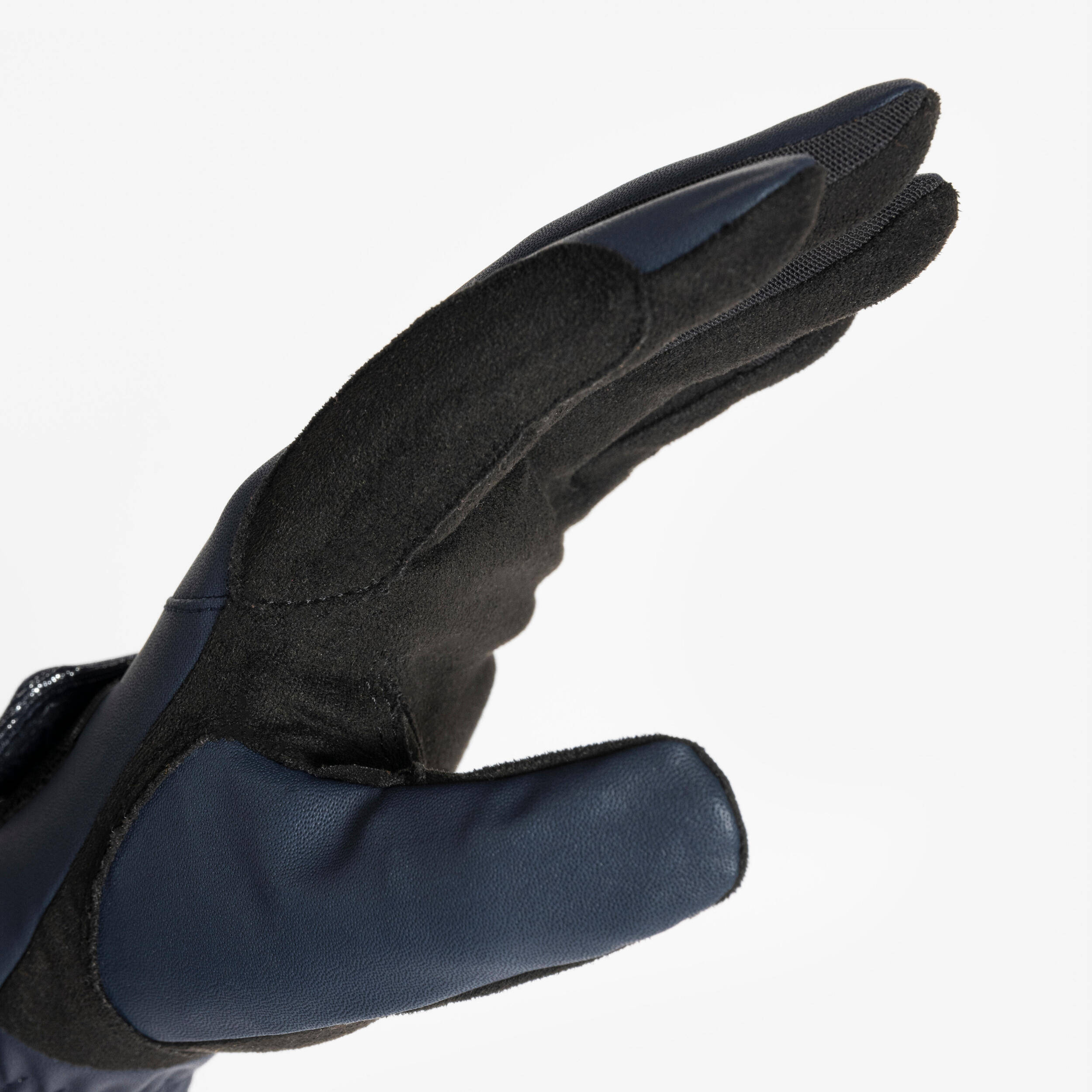 Kids' Horse Riding Gloves 500 - Navy -  4