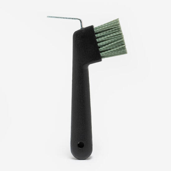 Cure-pied brosse équitation vert