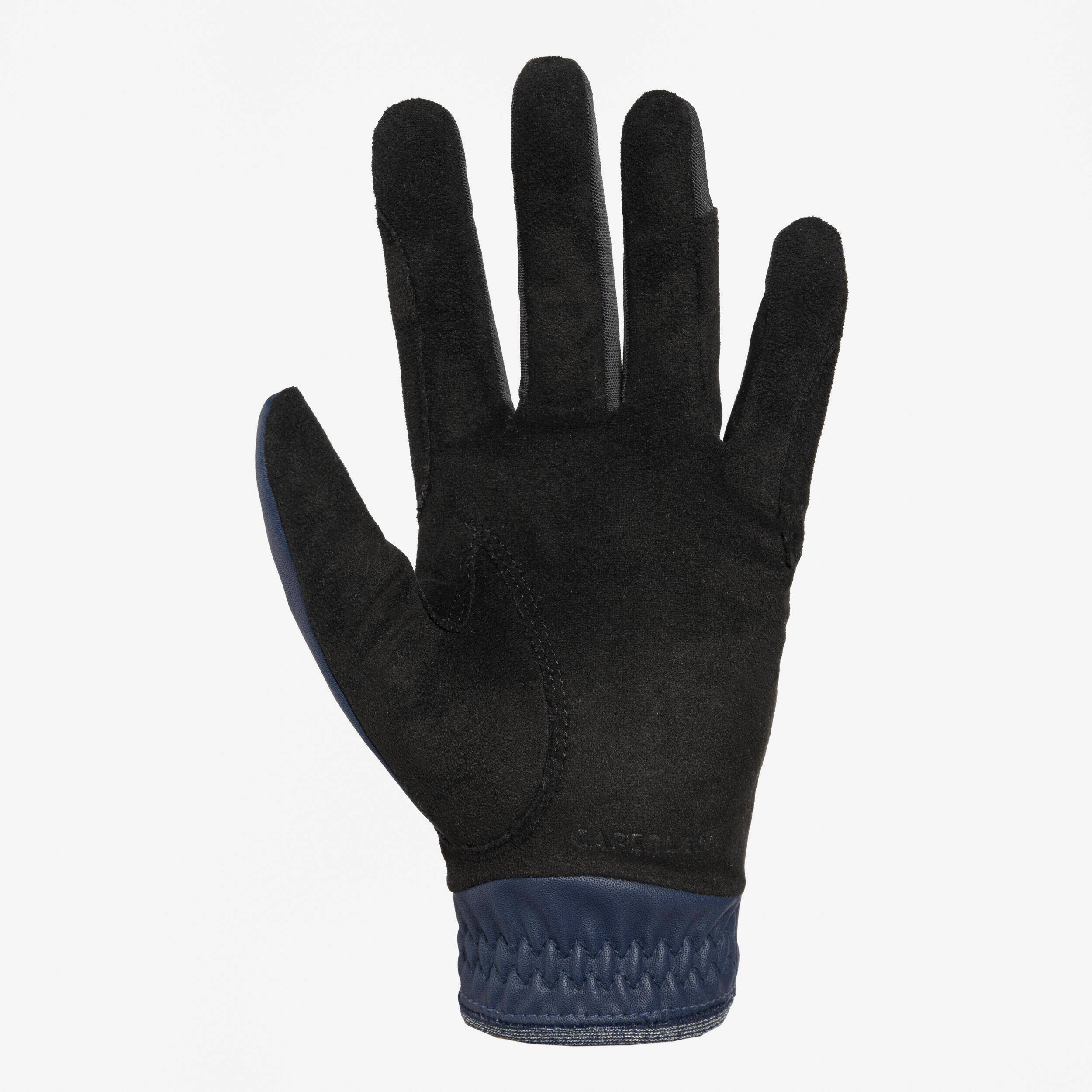 Kids' Horse Riding Gloves 500 - Navy -  2