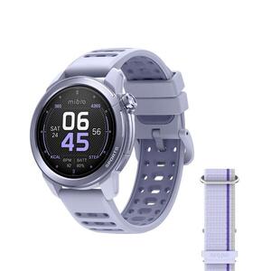 Smartwatch Mibro GS Active 2, GPS, 5ATM, Pantalla AMOLED 1,3 Lila - CD
