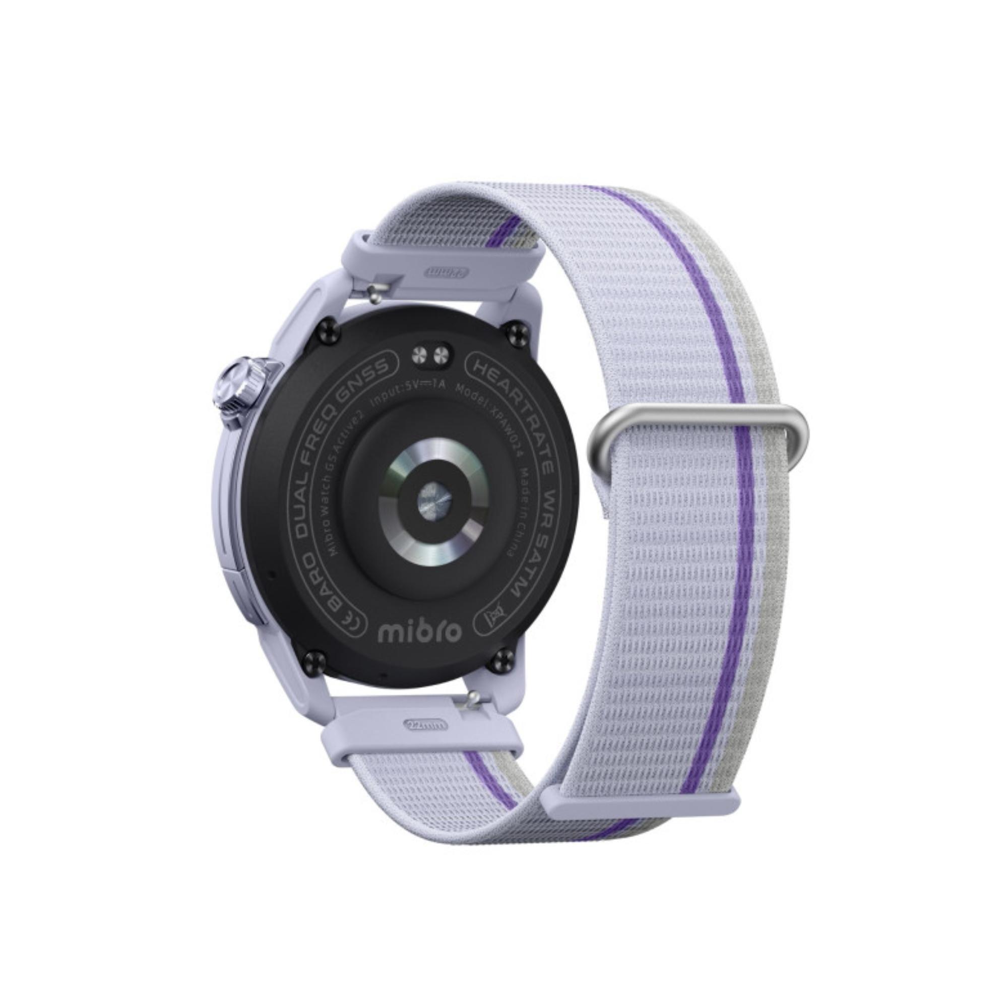 Smartwatch Mibro GS Active 2, GPS, 5ATM, Pantalla AMOLED 1,3 Lila - CD 4/7