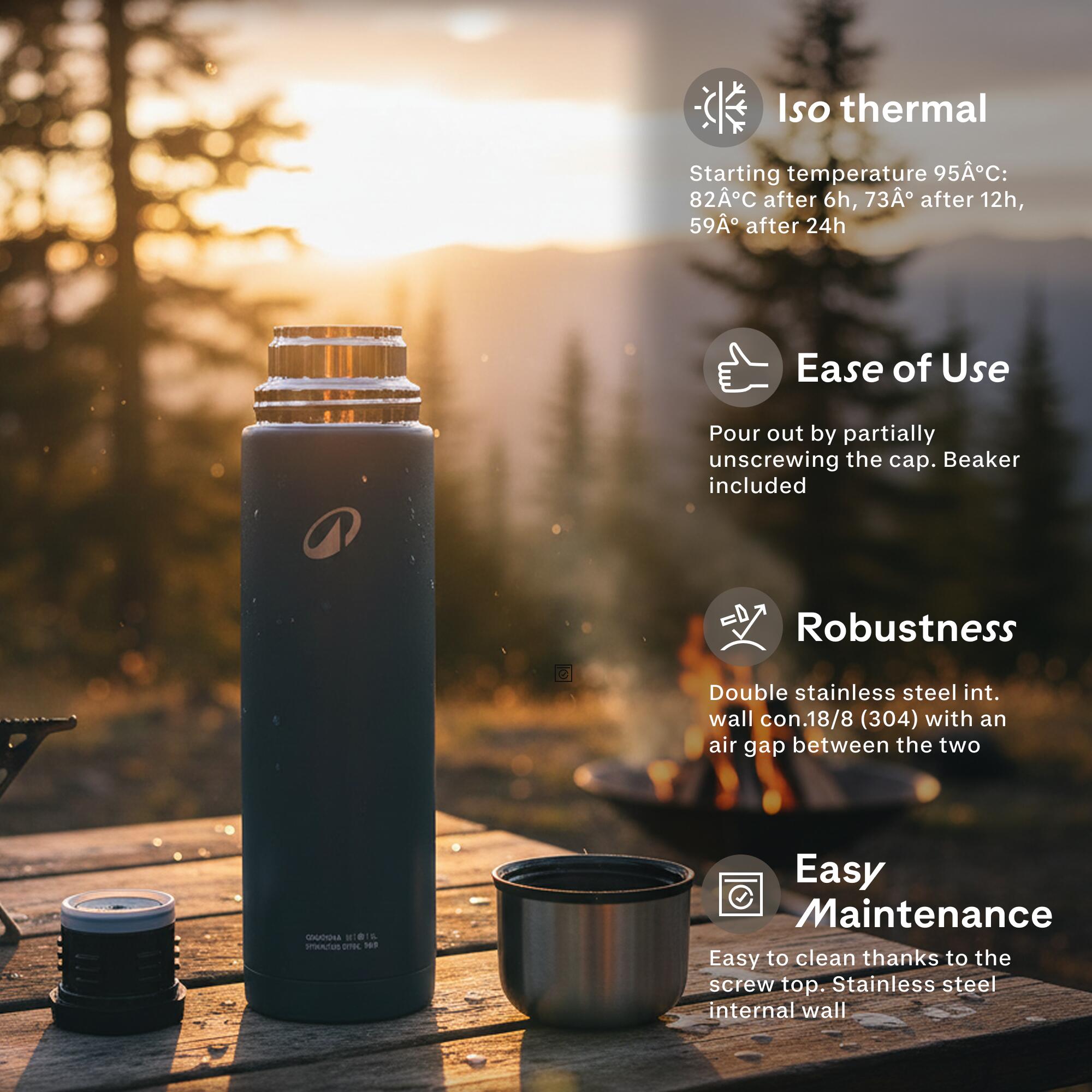 Isothermal Hiking Flask 1L