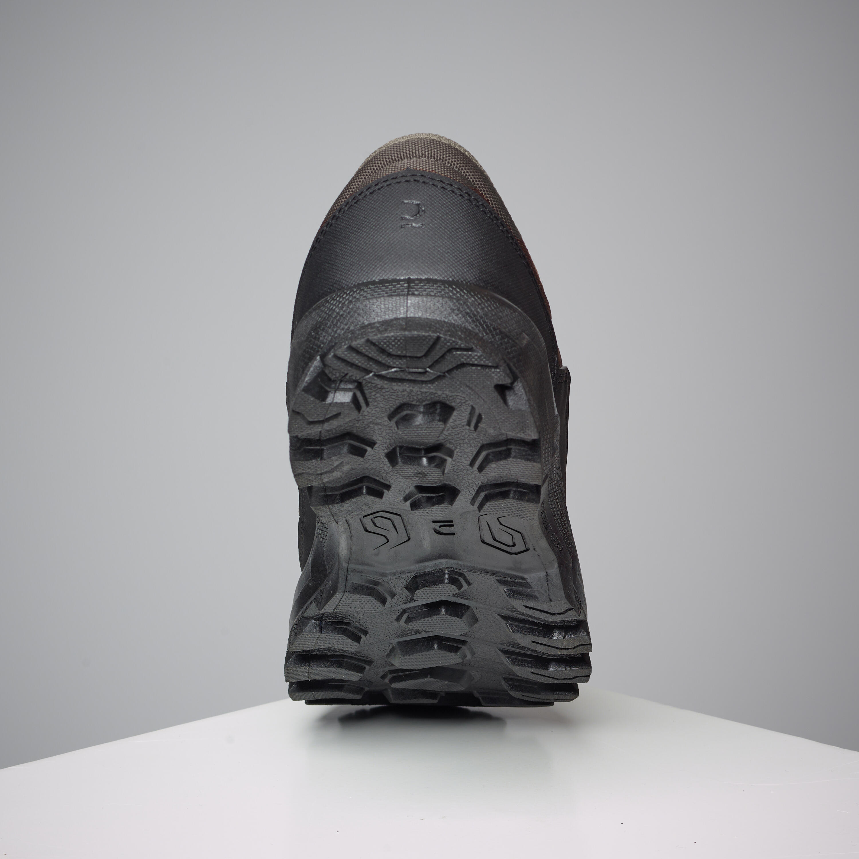 Outdoor Shoes Leather Breathable Crosshunt 100 - Brown